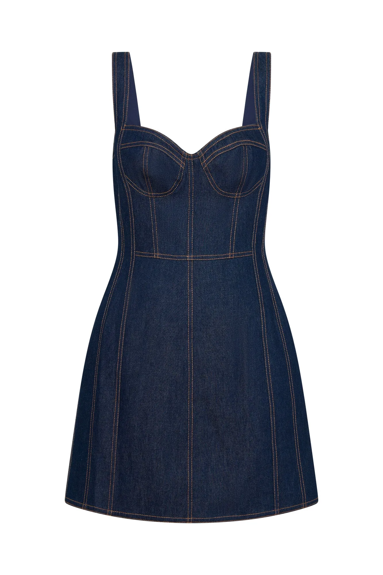 ALINA DRESS - INDIGO