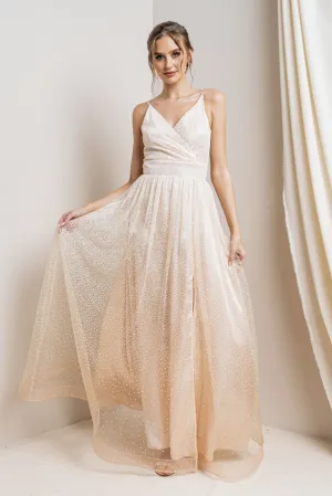 Angelique Dress Diamond Champagne