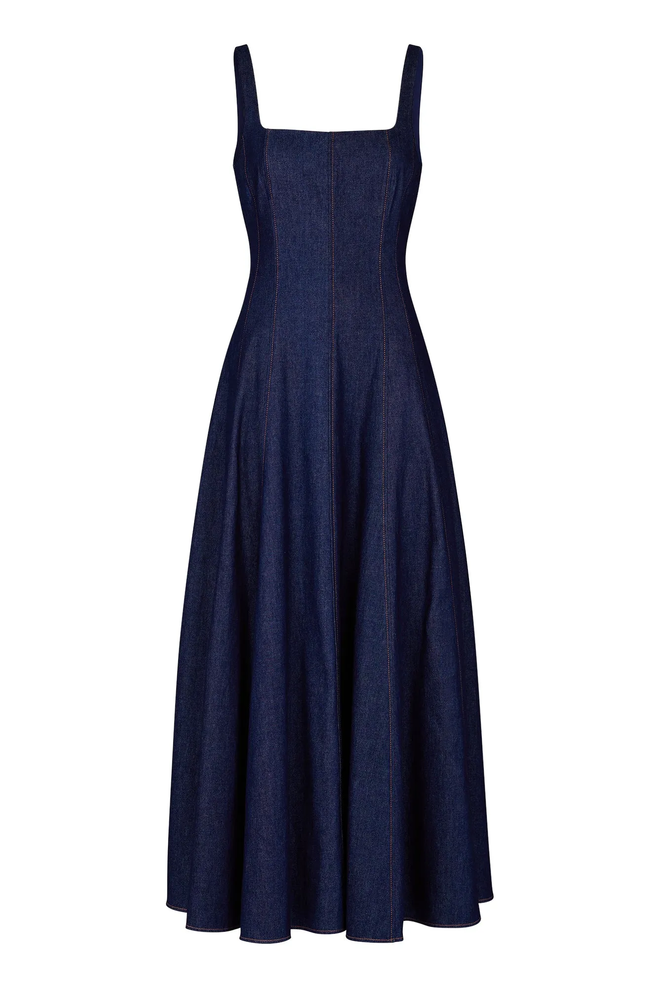 ATHENA DENIM DRESS - INDIGO