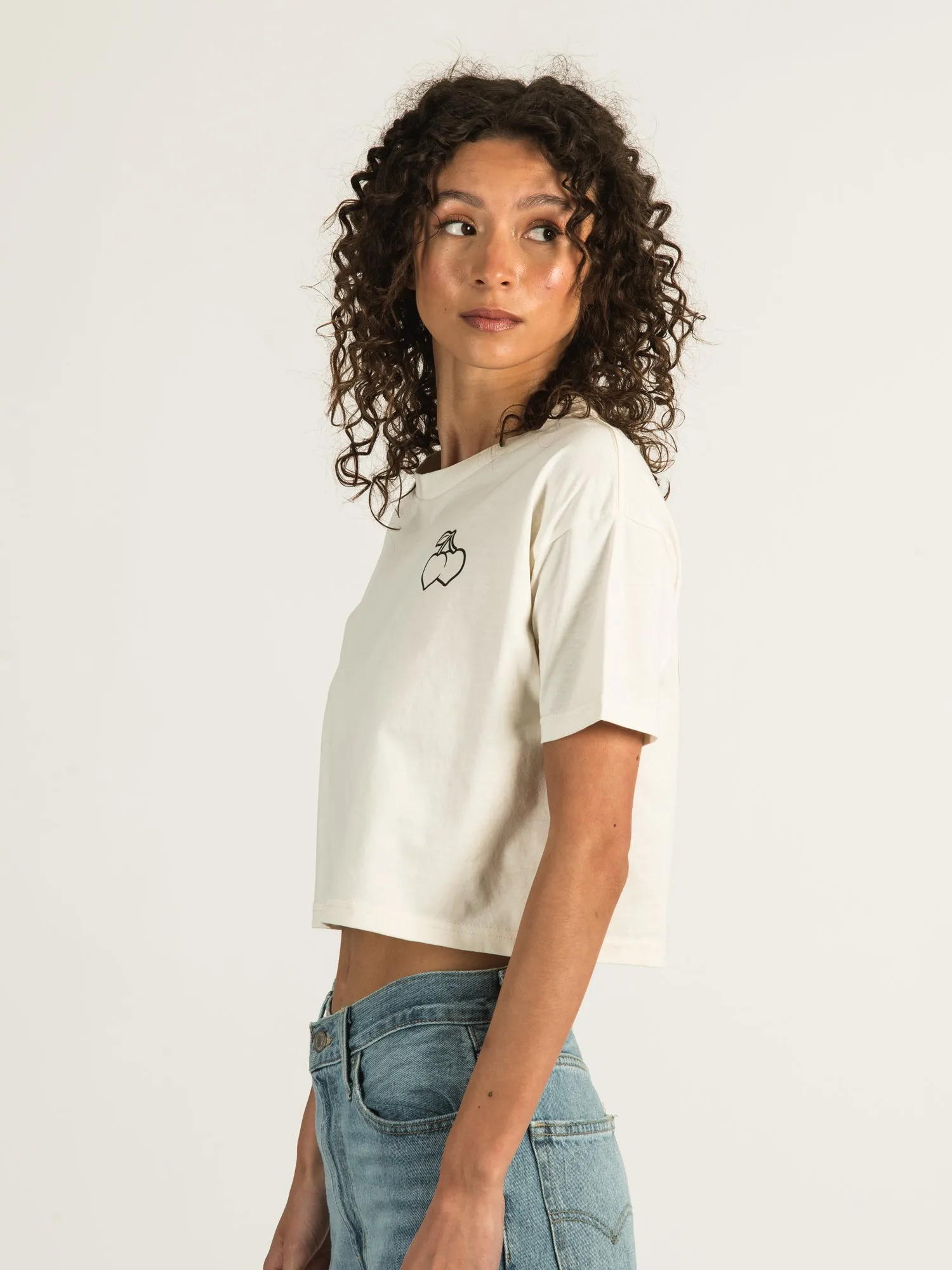 BARSTOOL SPORTS CHICKS IN THE OFFICE CROP TEE  - CLEARANCE