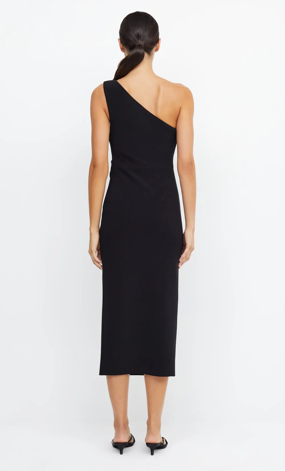 BE MINE ASYM DRESS - BLACK