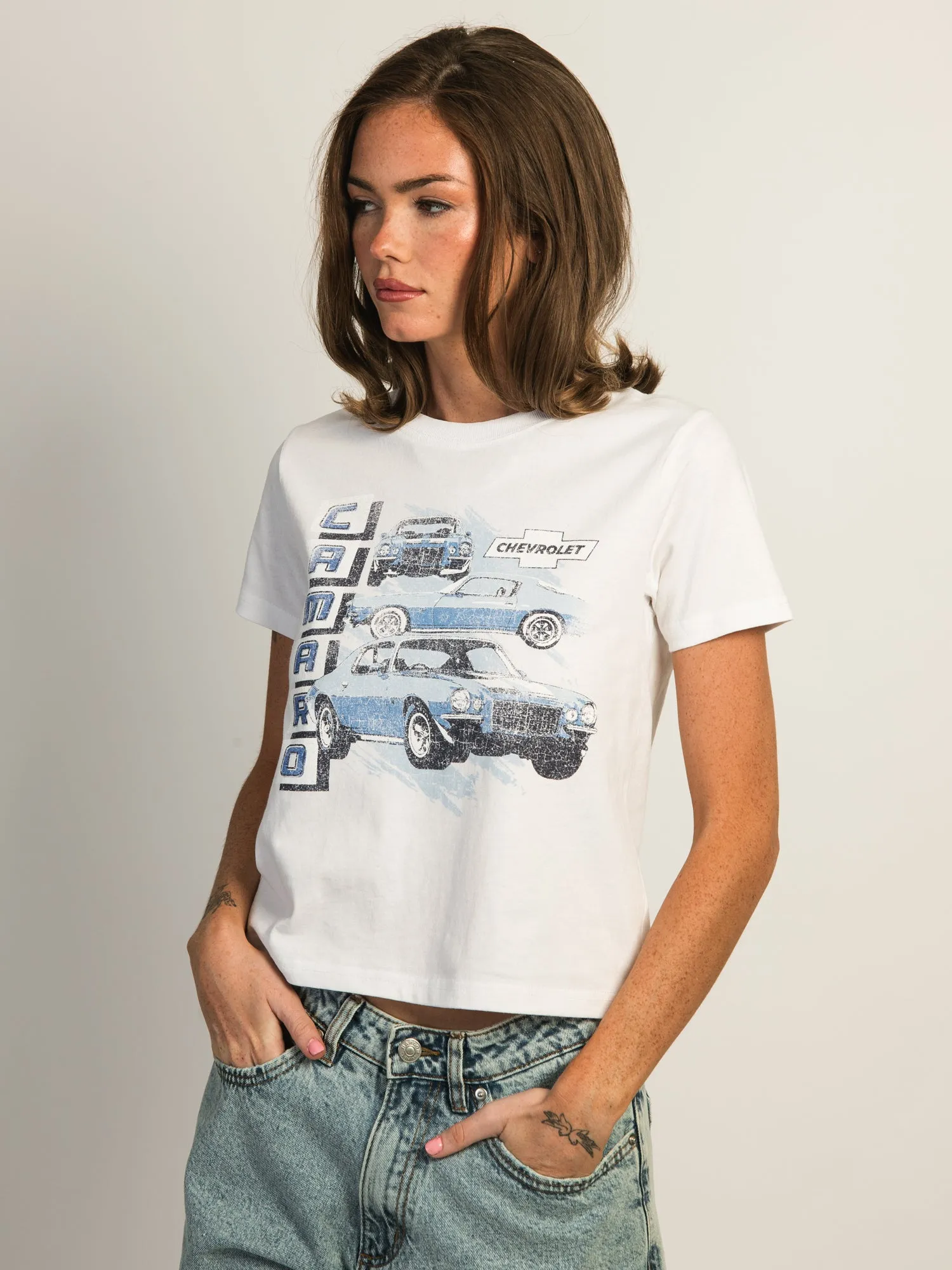CAMARO RACING BOYFRIEND FITTED TEE