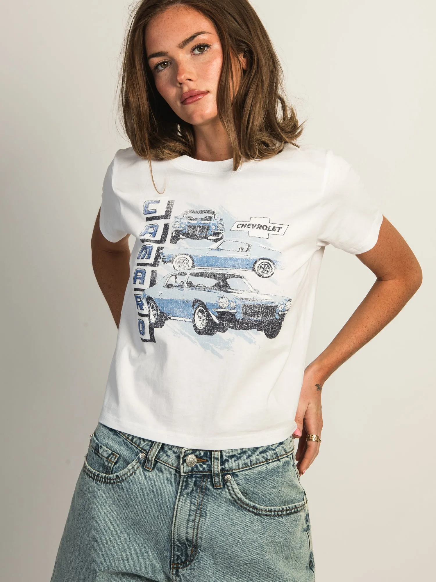 CAMARO RACING BOYFRIEND FITTED TEE