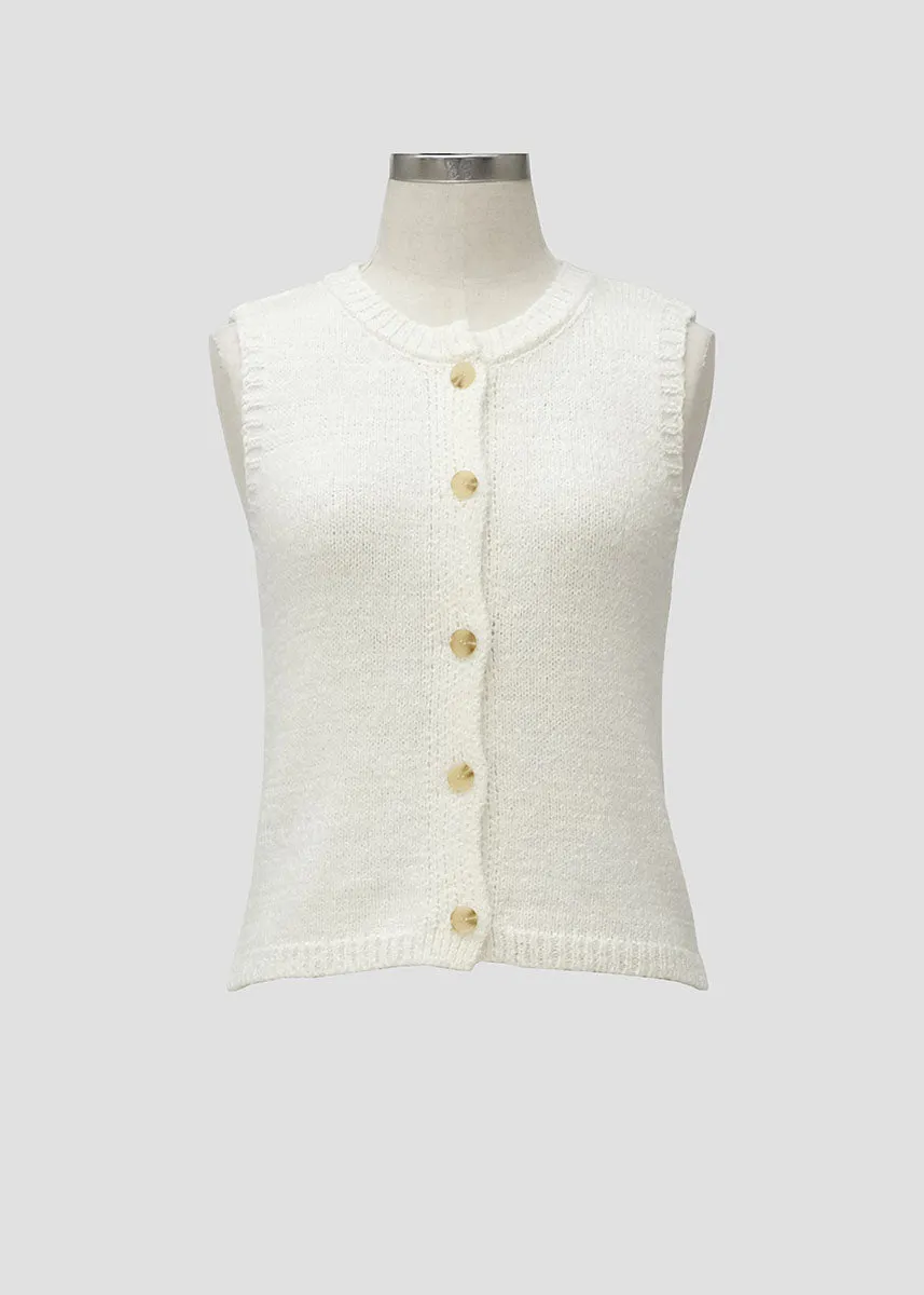 Camden Knit Tank - Ivory