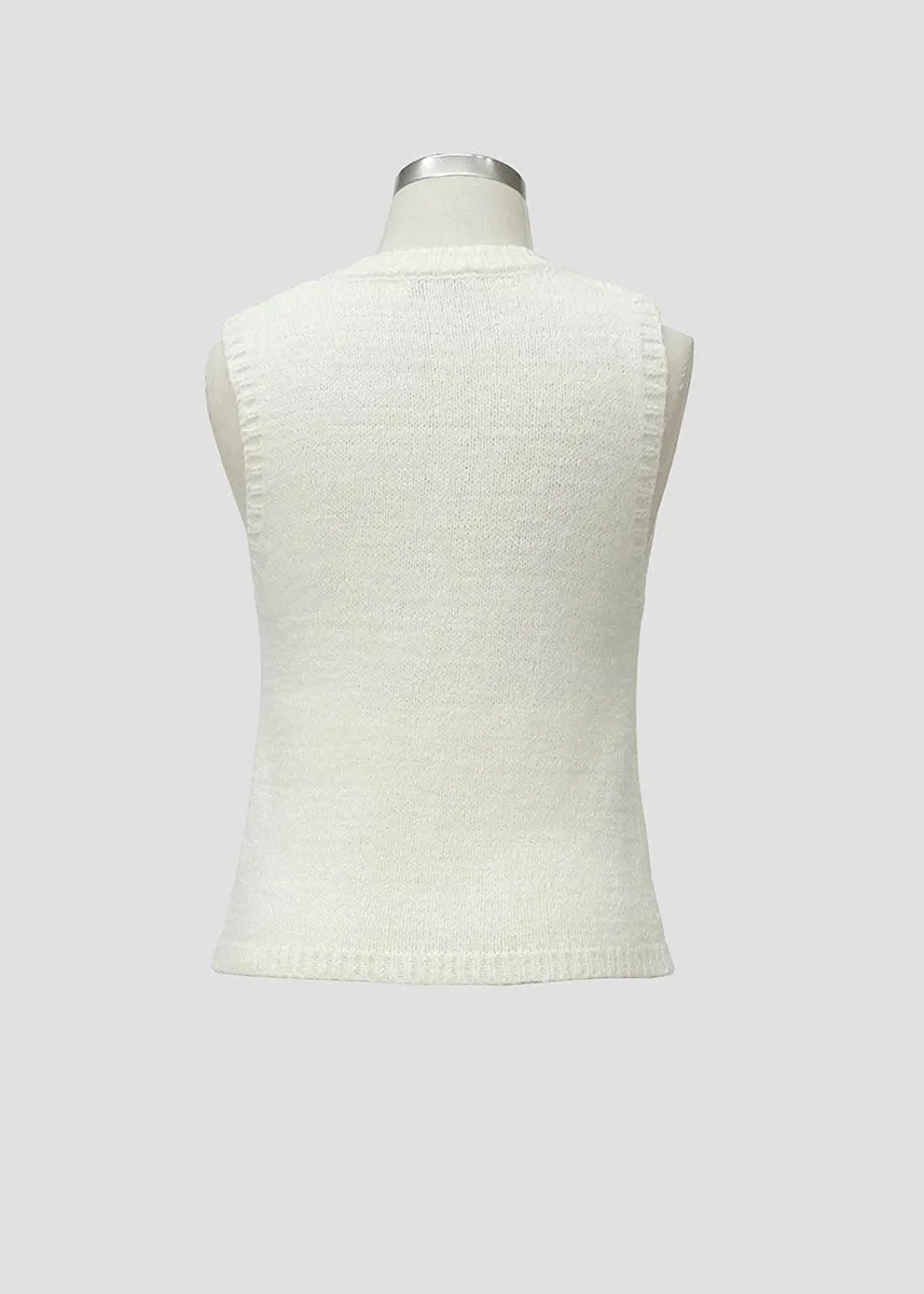 Camden Knit Tank - Ivory