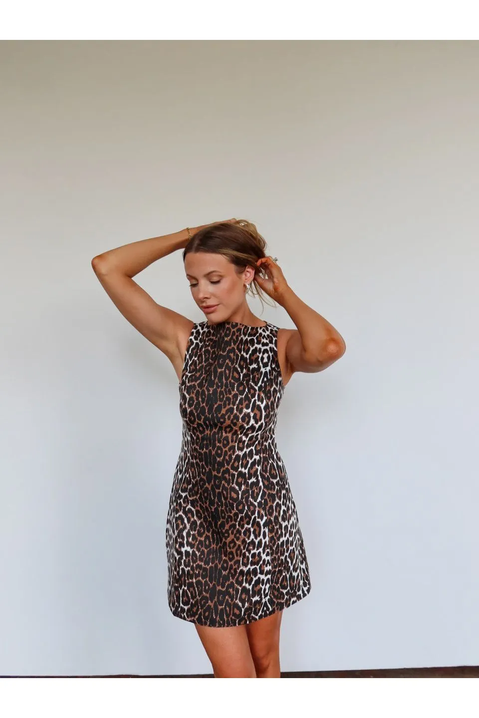 Cara Leopard Dress