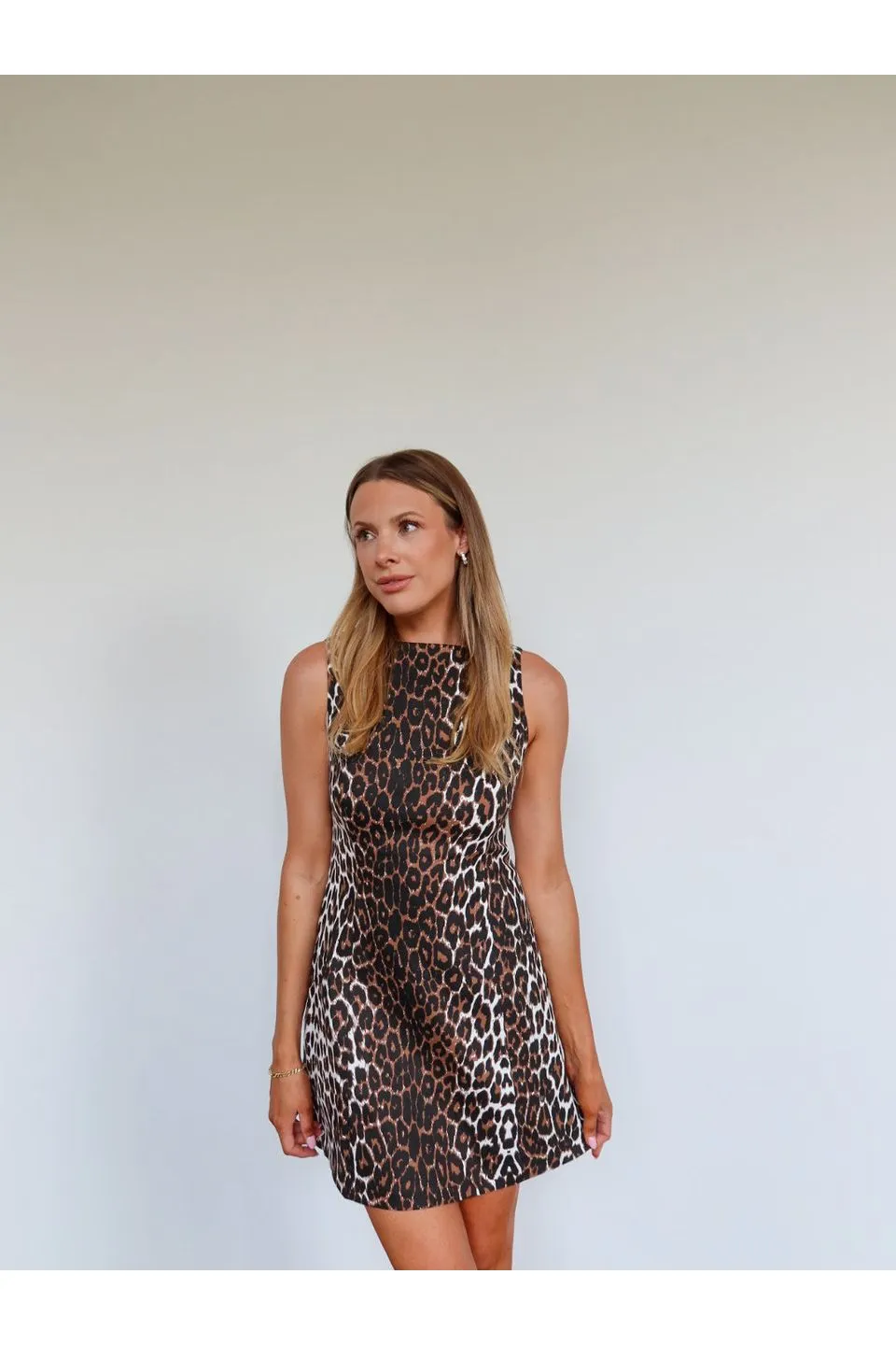 Cara Leopard Dress