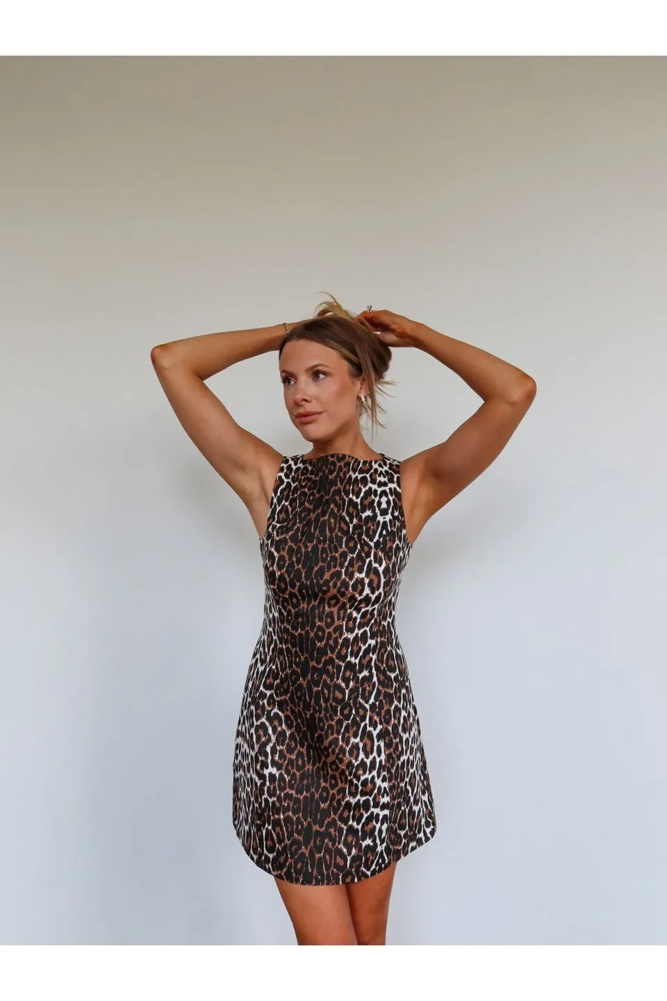 Cara Leopard Dress