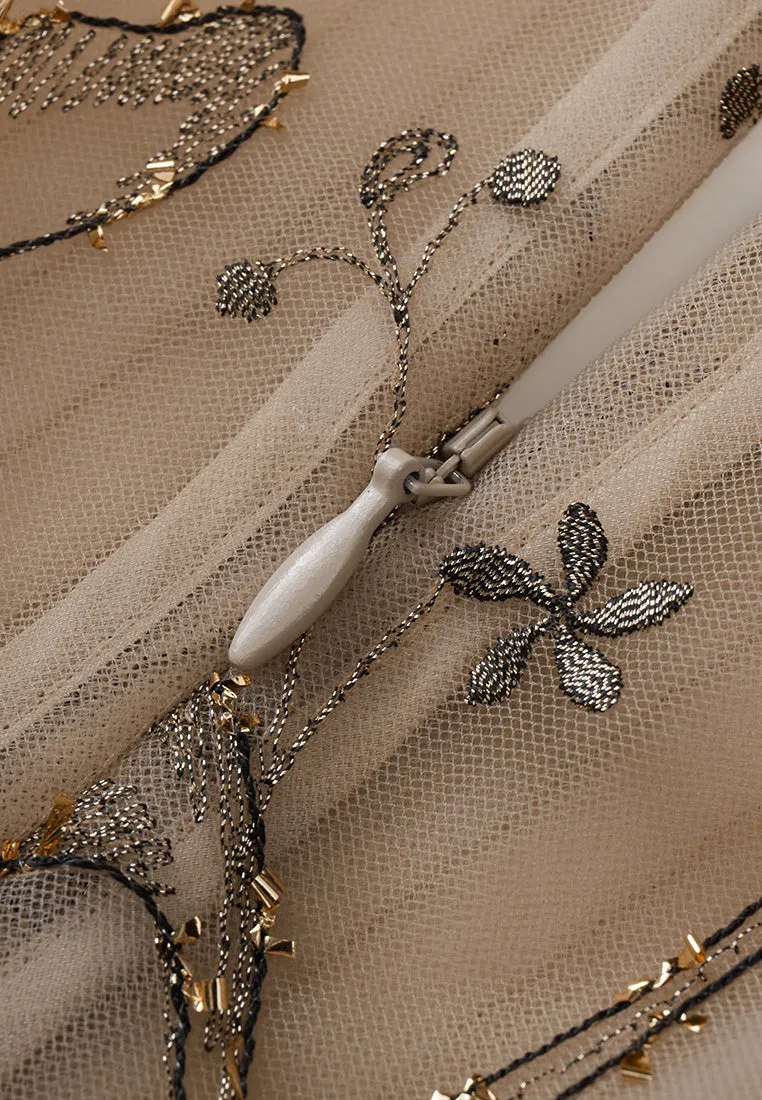 Caramel Mesh Dress
