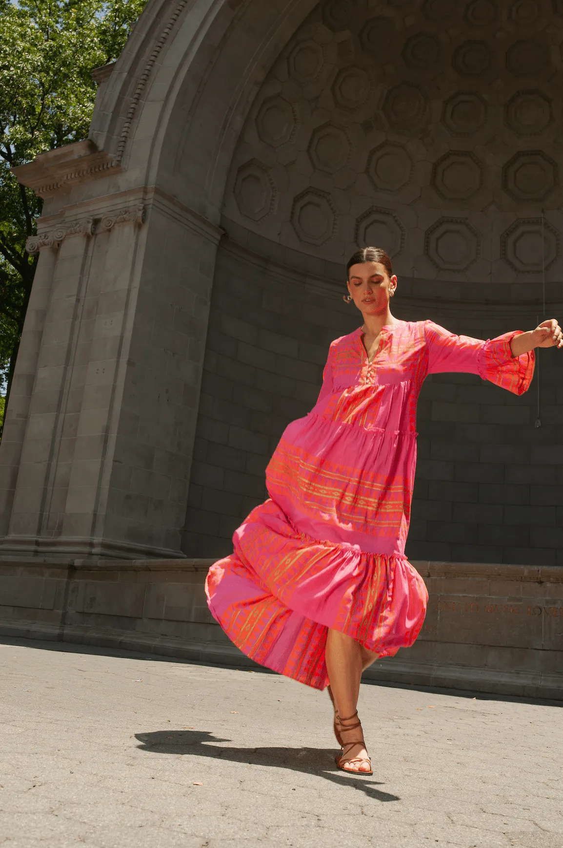 Catalina Long Dress Fuchsia