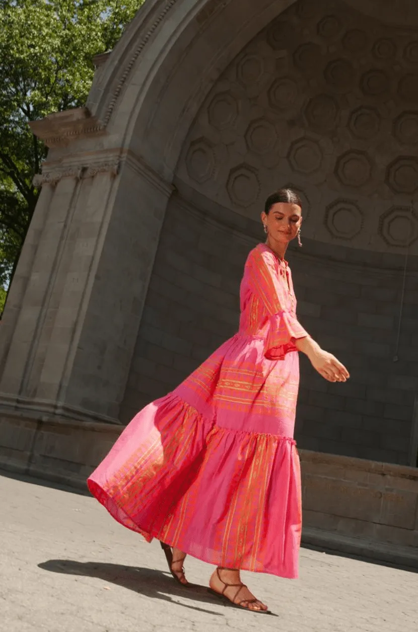 Catalina Long Dress Fuchsia