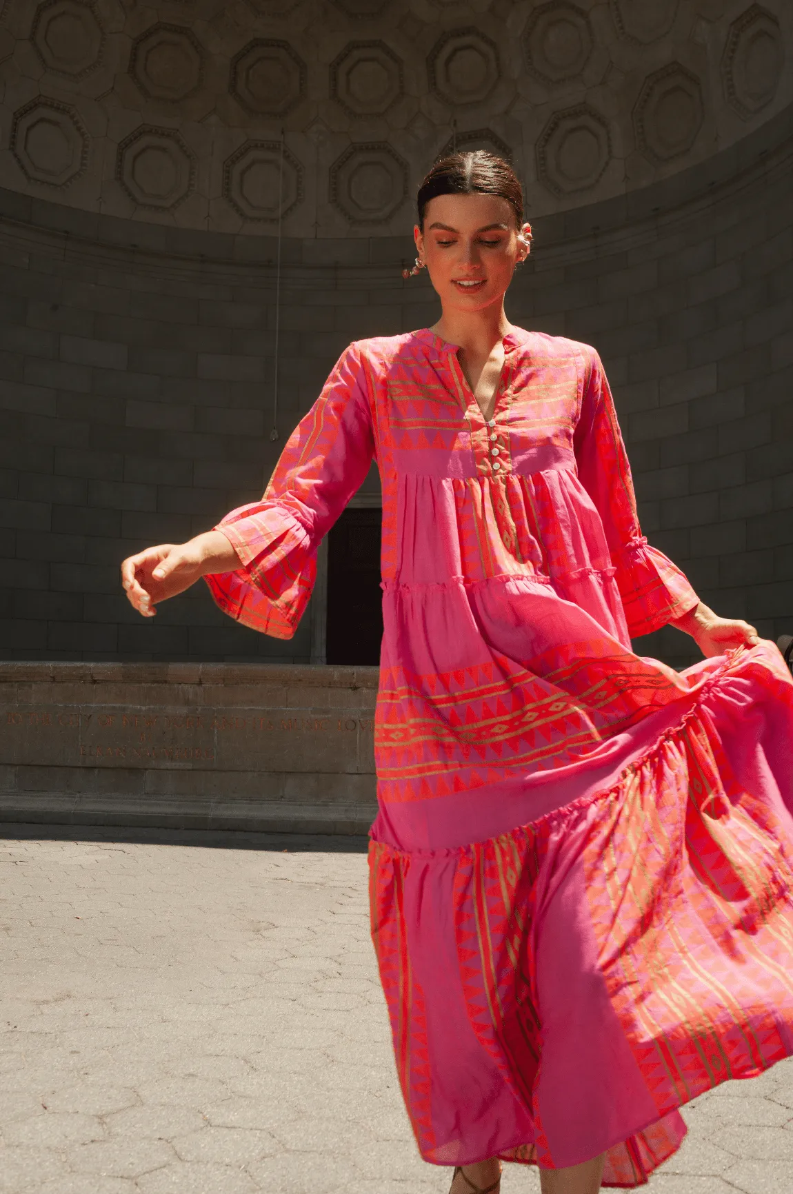 Catalina Long Dress Fuchsia