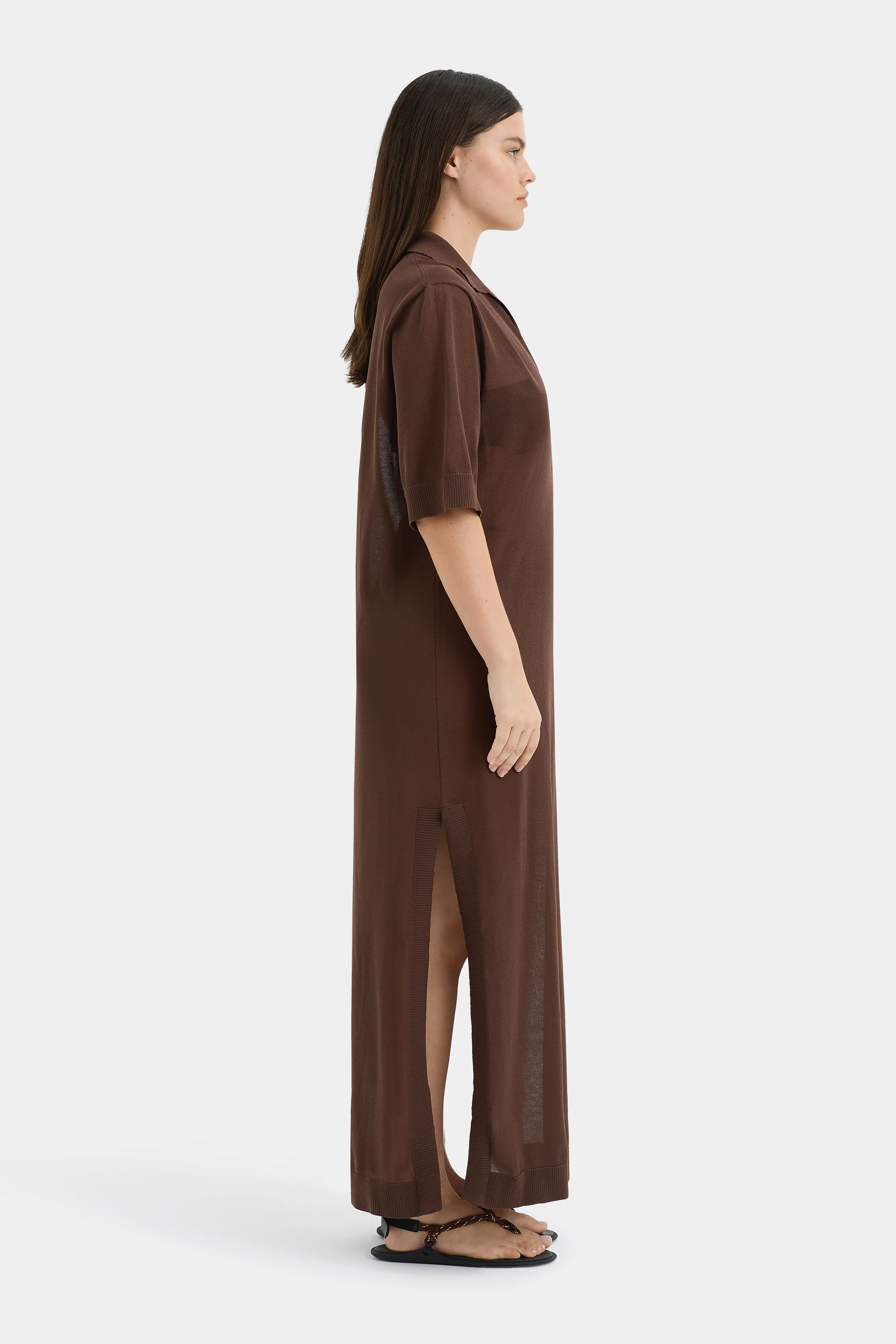 Coastline Overlay Dress