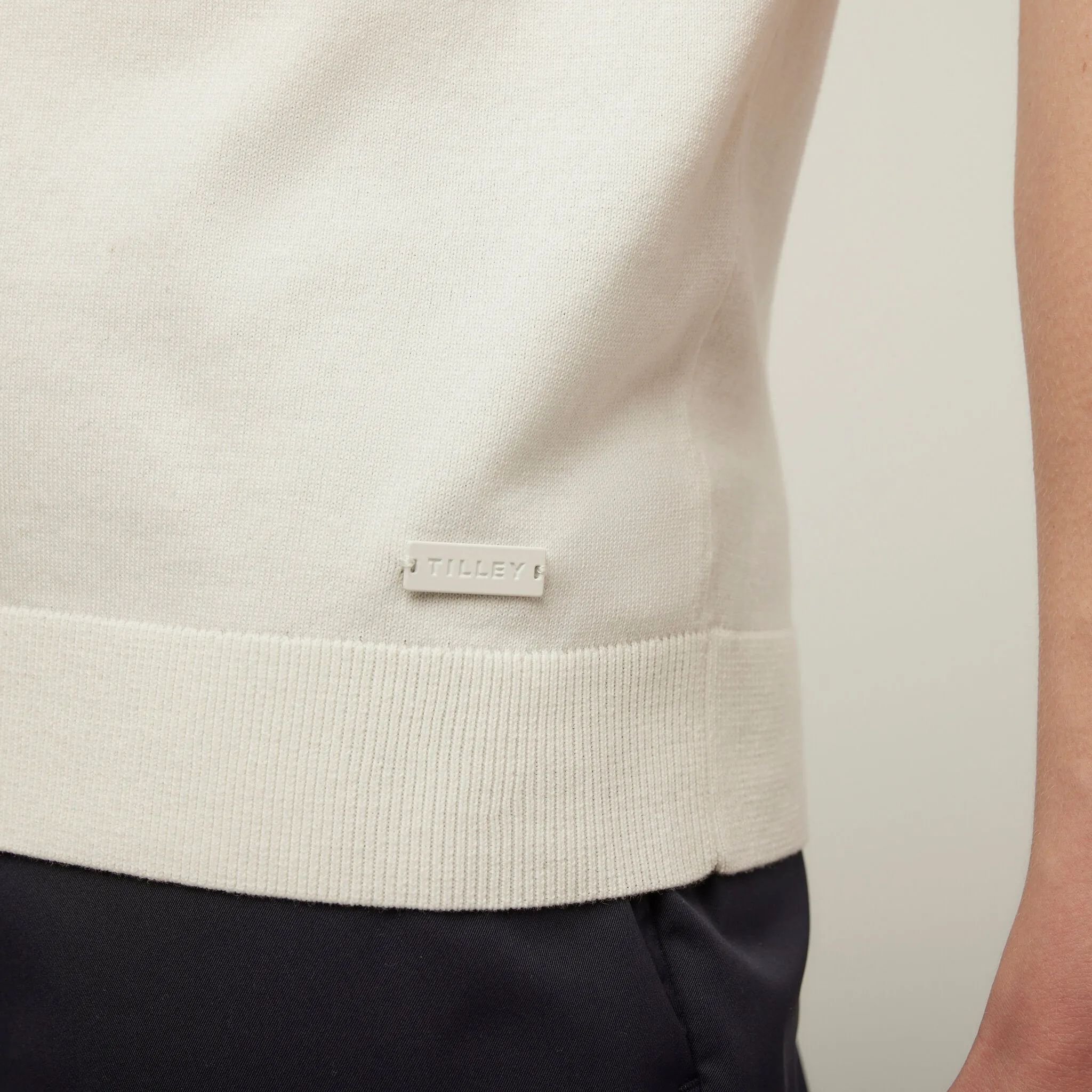 Cotton Nylon Knit Tee