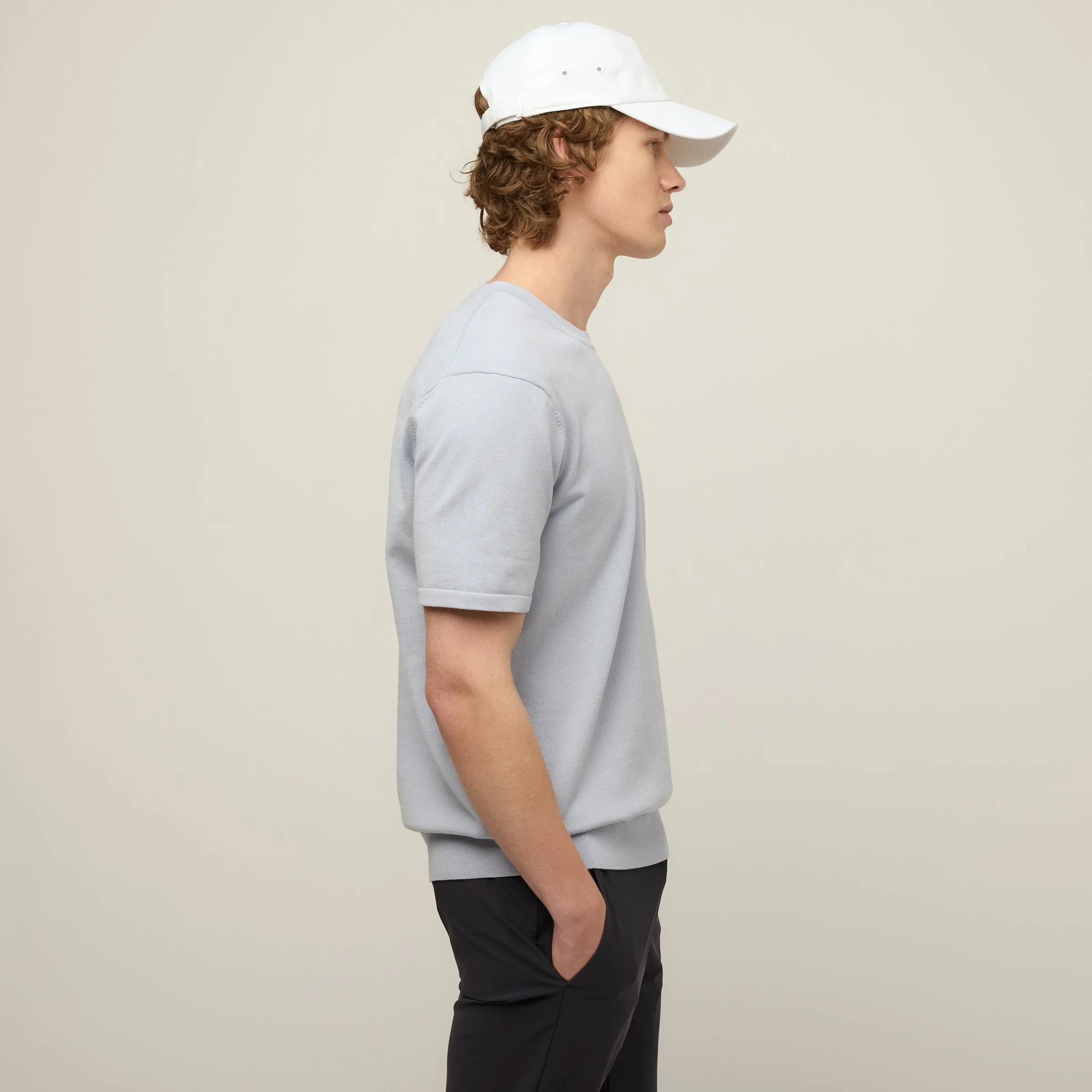 Cotton Nylon Knit Tee