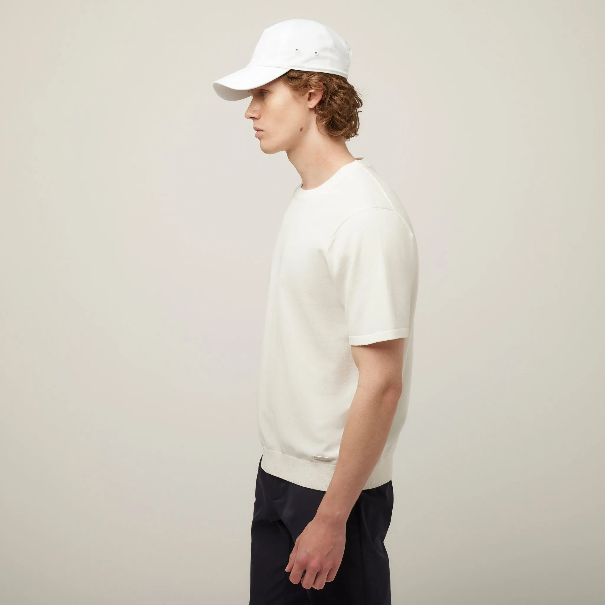 Cotton Nylon Knit Tee
