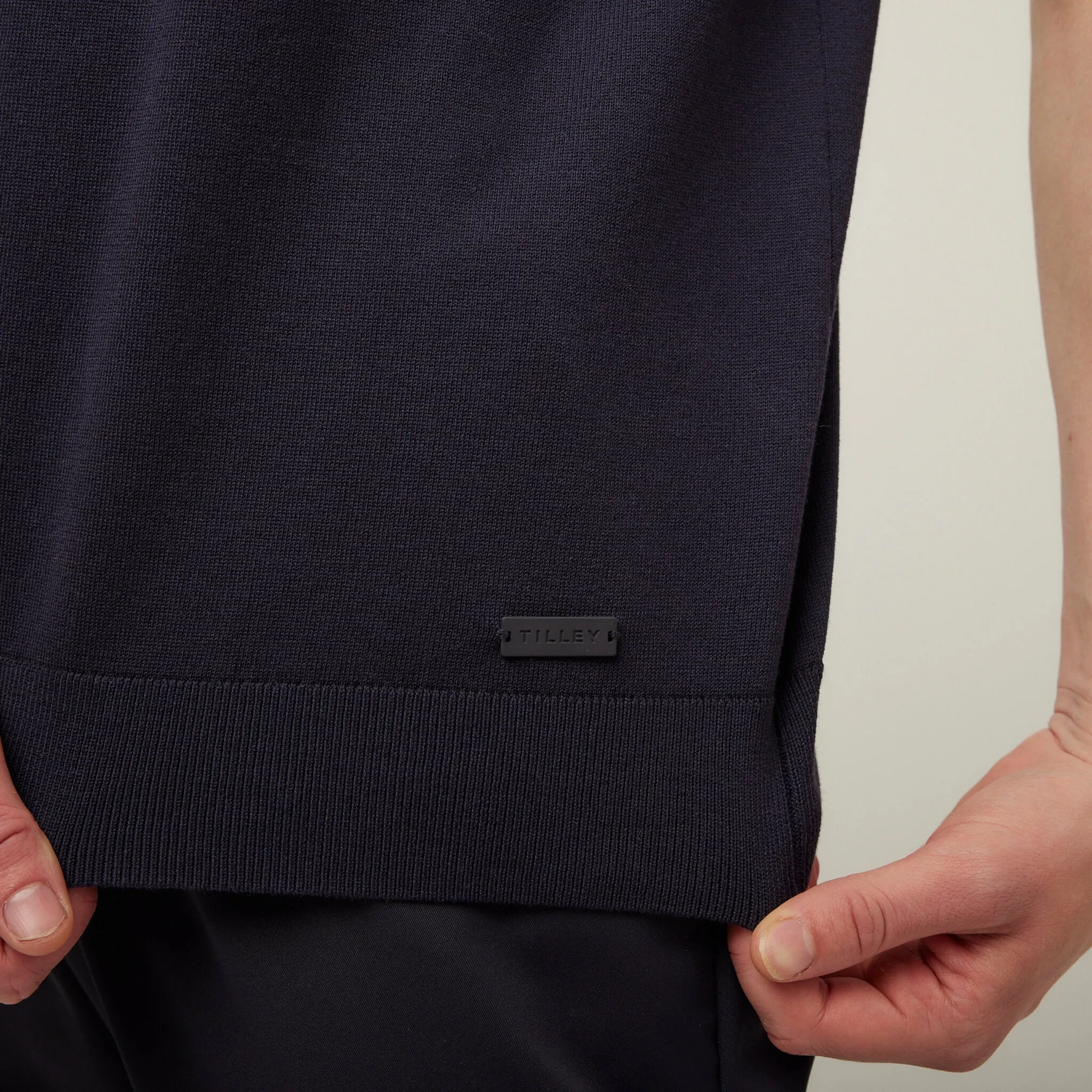 Cotton Nylon Knit Tee