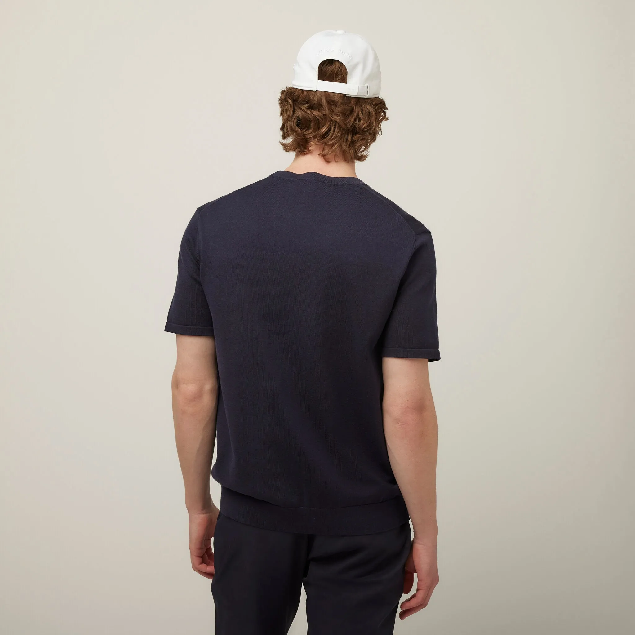 Cotton Nylon Knit Tee