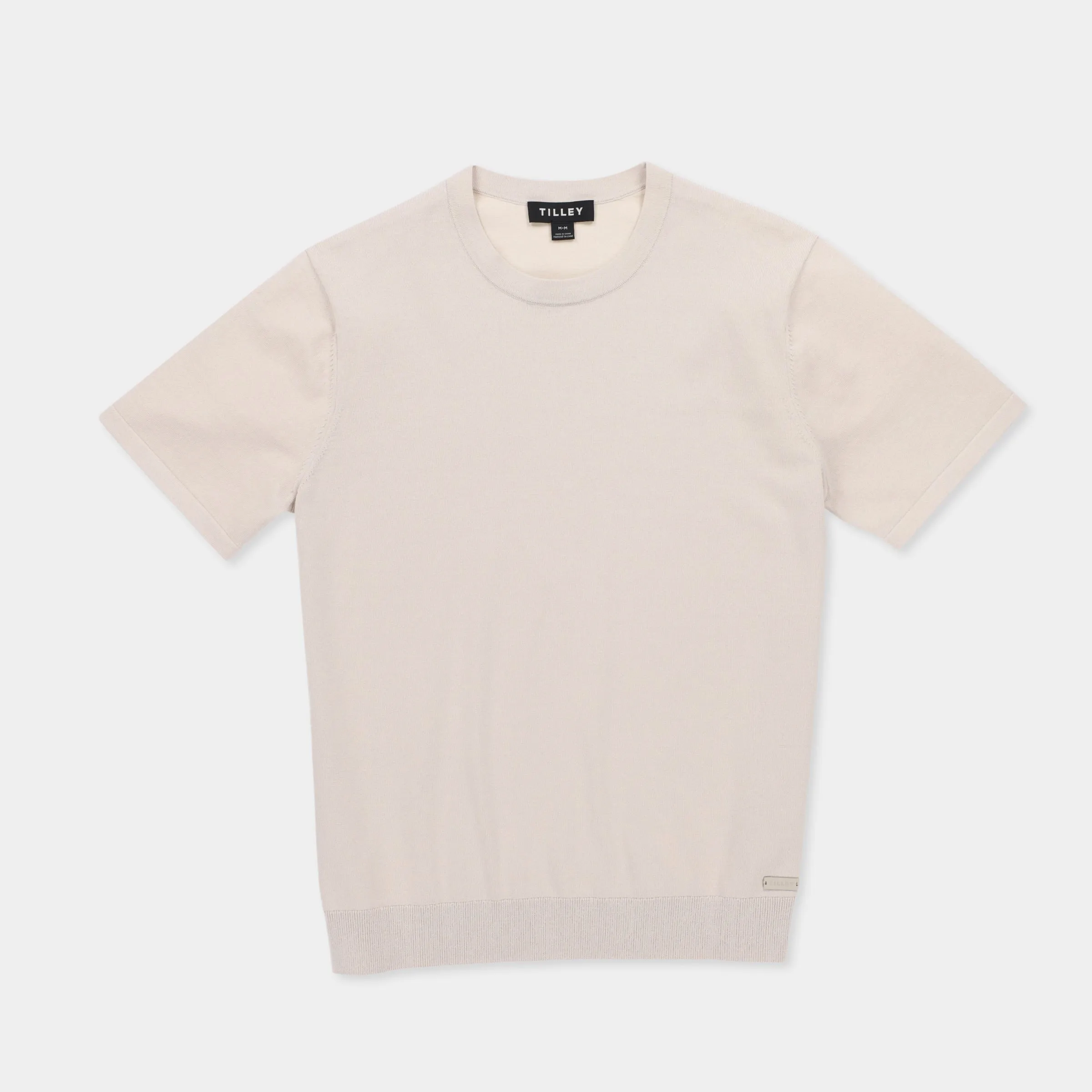 Cotton Nylon Knit Tee