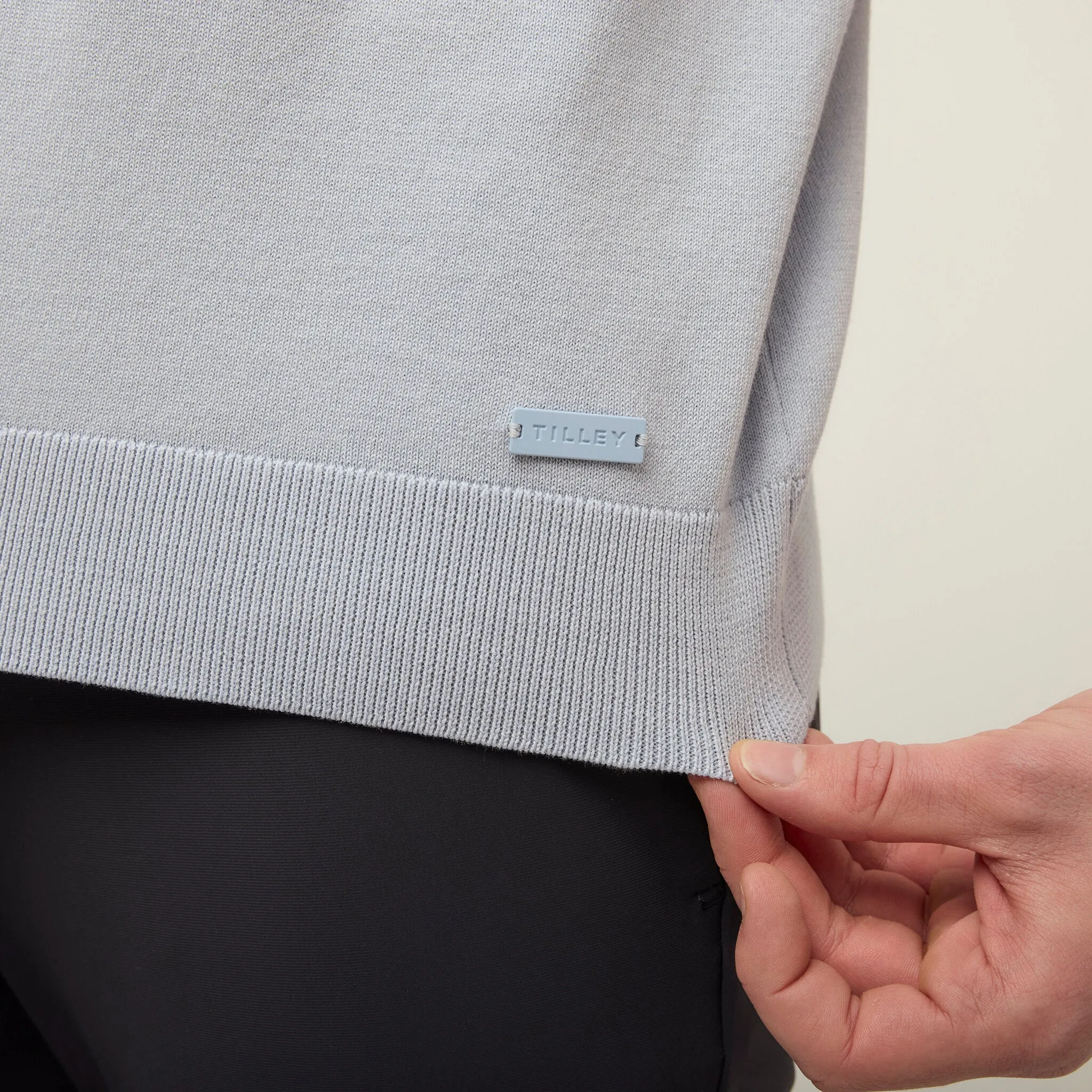 Cotton Nylon Knit Tee