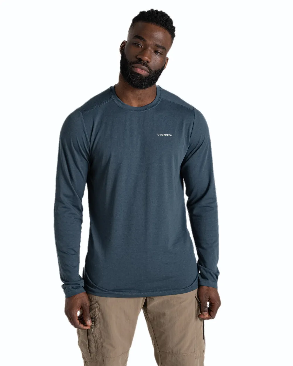 Craghoppers Mens Nosilife Abel Long Sleeved T-Shirt