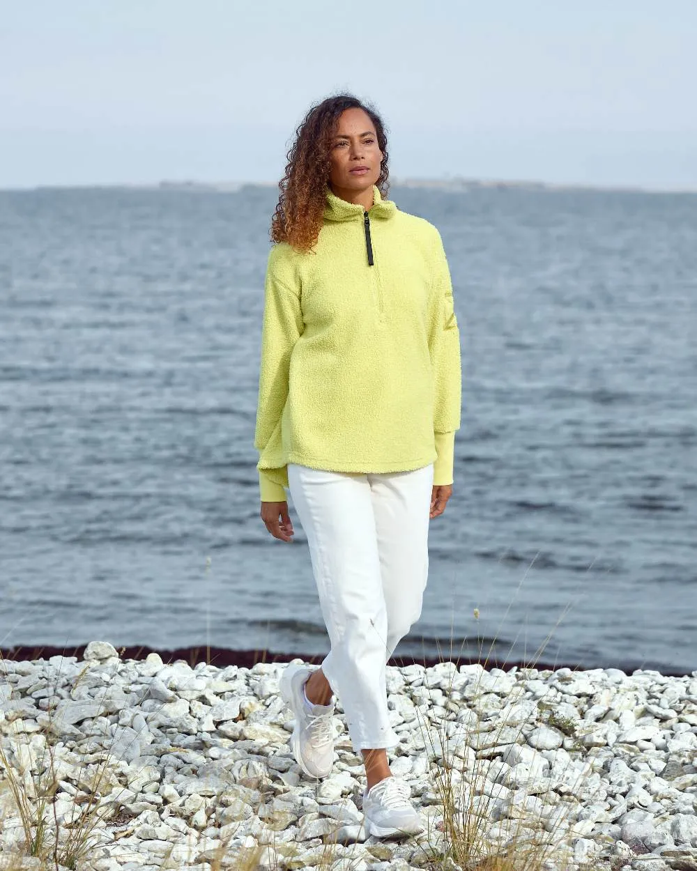 Didriksons Womens Monia Half Zip Sweater
