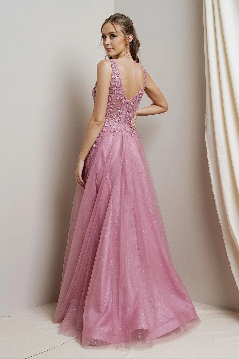 Donatella Dress in Rose