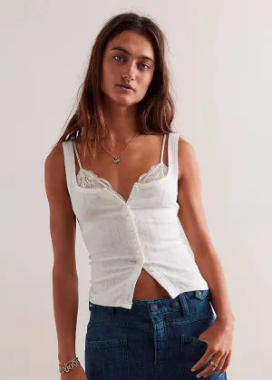 End Game Pointelle Tank - Sugar Swizzle