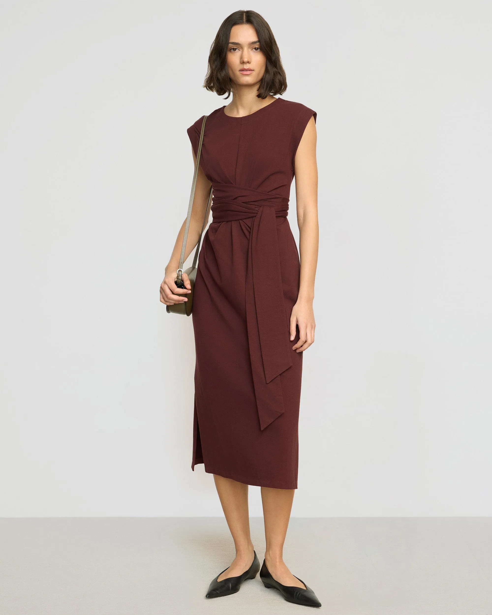 Fei Tie-Front Organic Cotton Dress