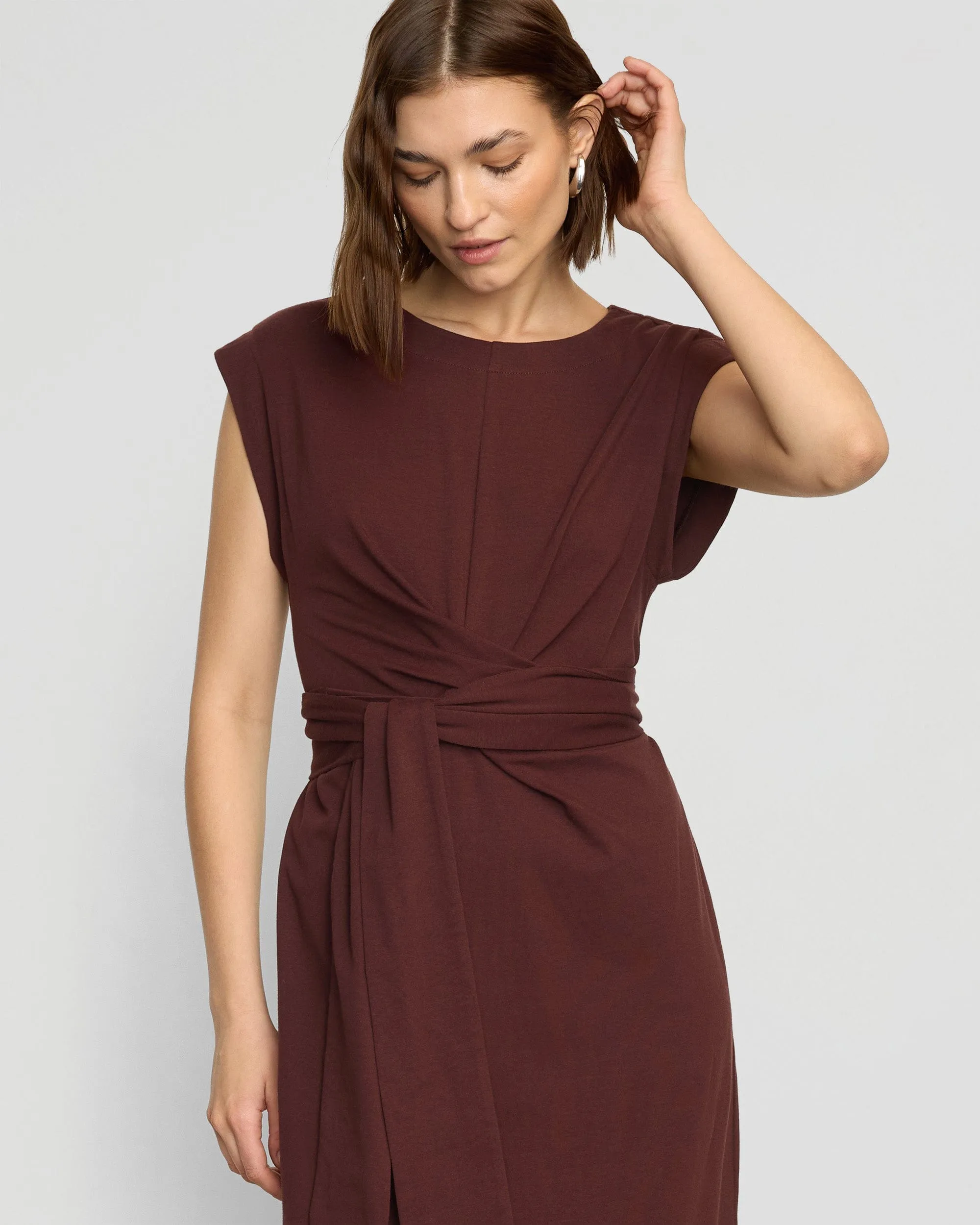 Fei Tie-Front Organic Cotton Dress