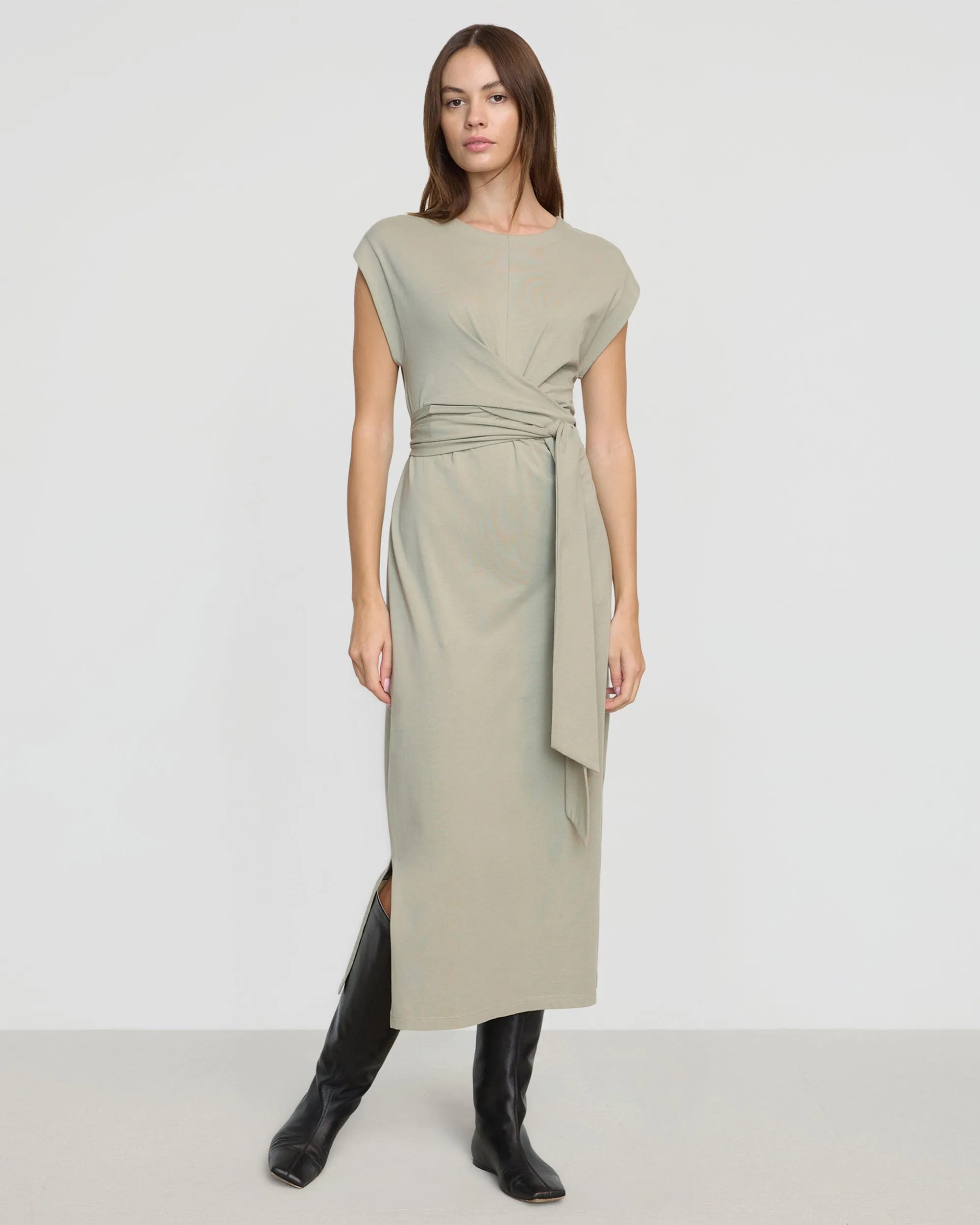 Fei Tie-Front Organic Cotton Dress