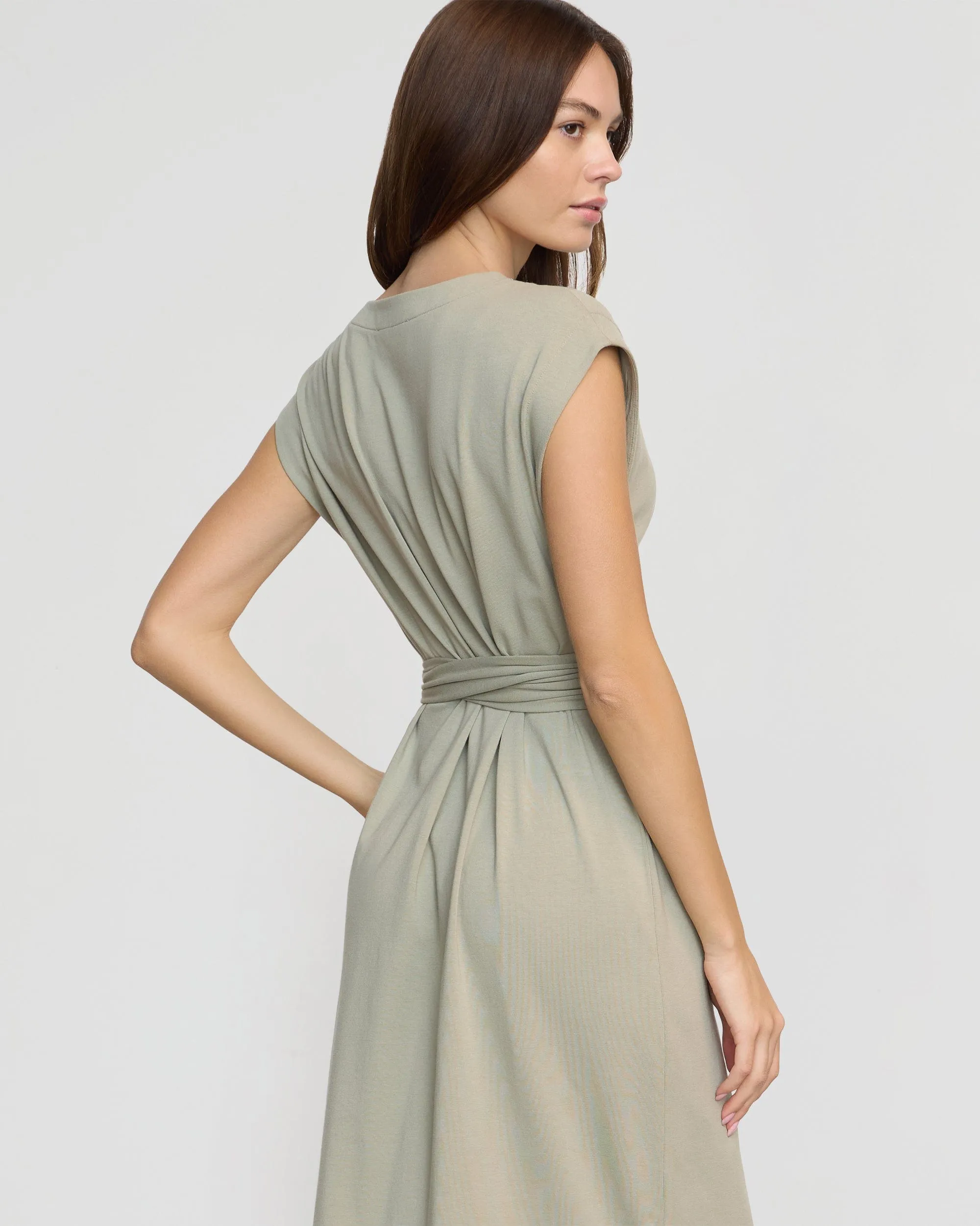 Fei Tie-Front Organic Cotton Dress
