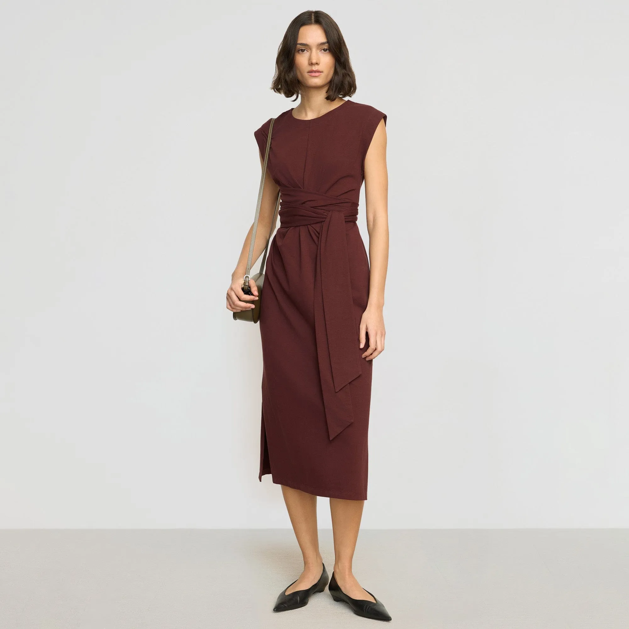 Fei Tie-Front Organic Cotton Dress