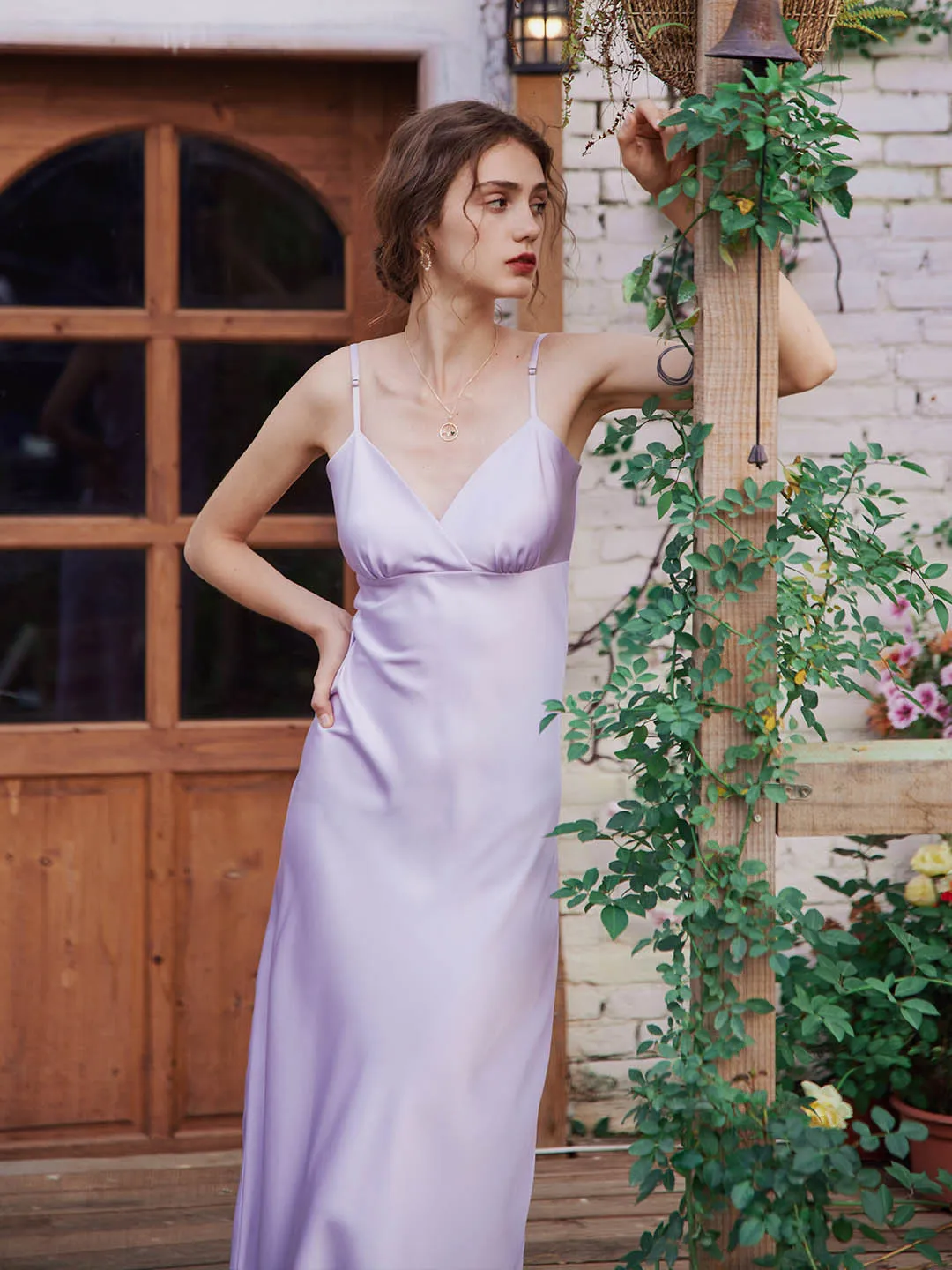【Final Sale】Kristin French V-Neck Slip Dress