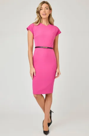 Fitted Dress with belt