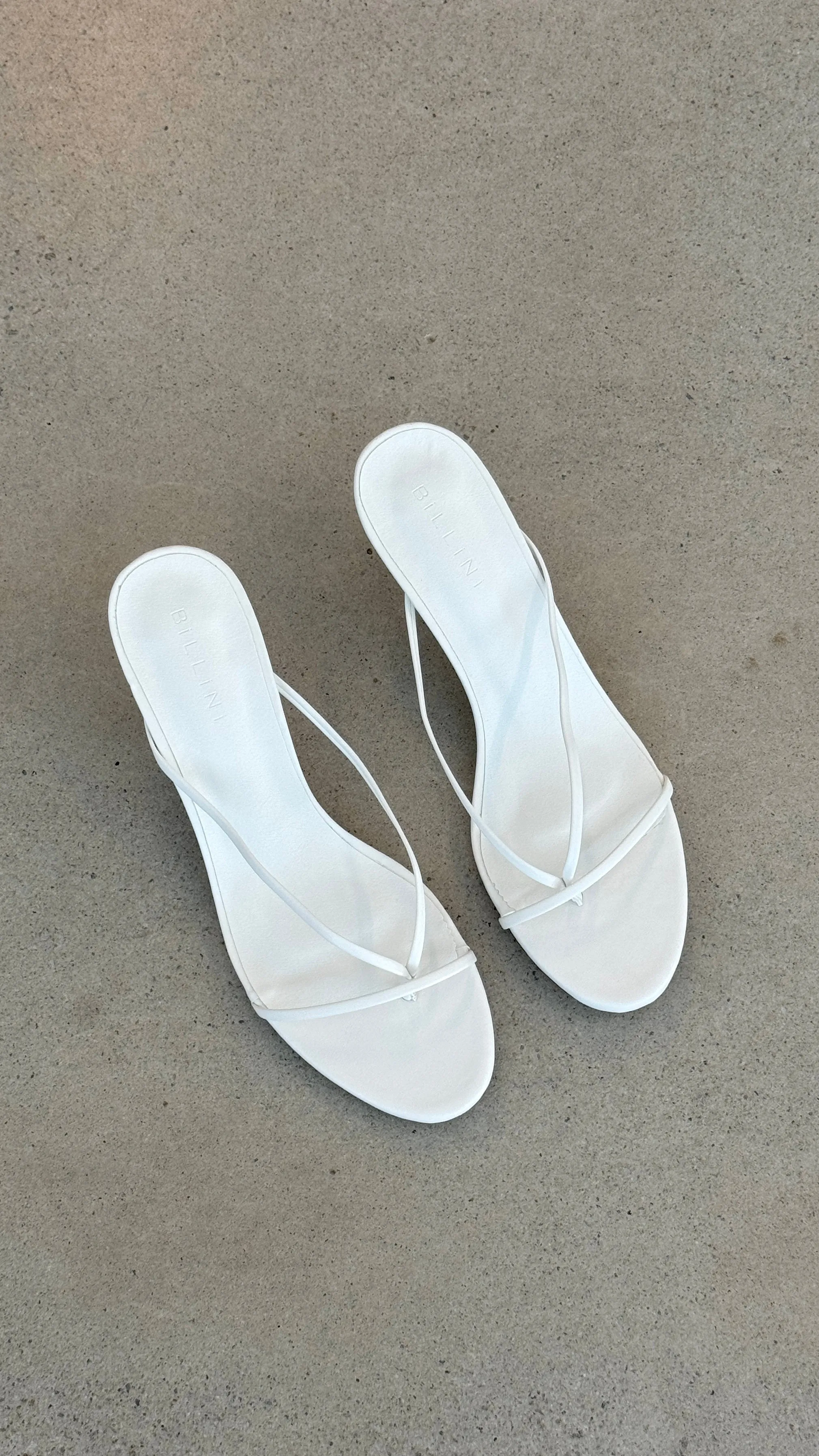 Gillie Heel - White