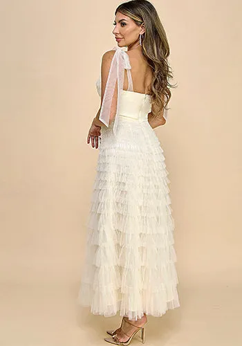 Grace Tulle Dress in Cream