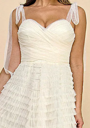 Grace Tulle Dress in Cream