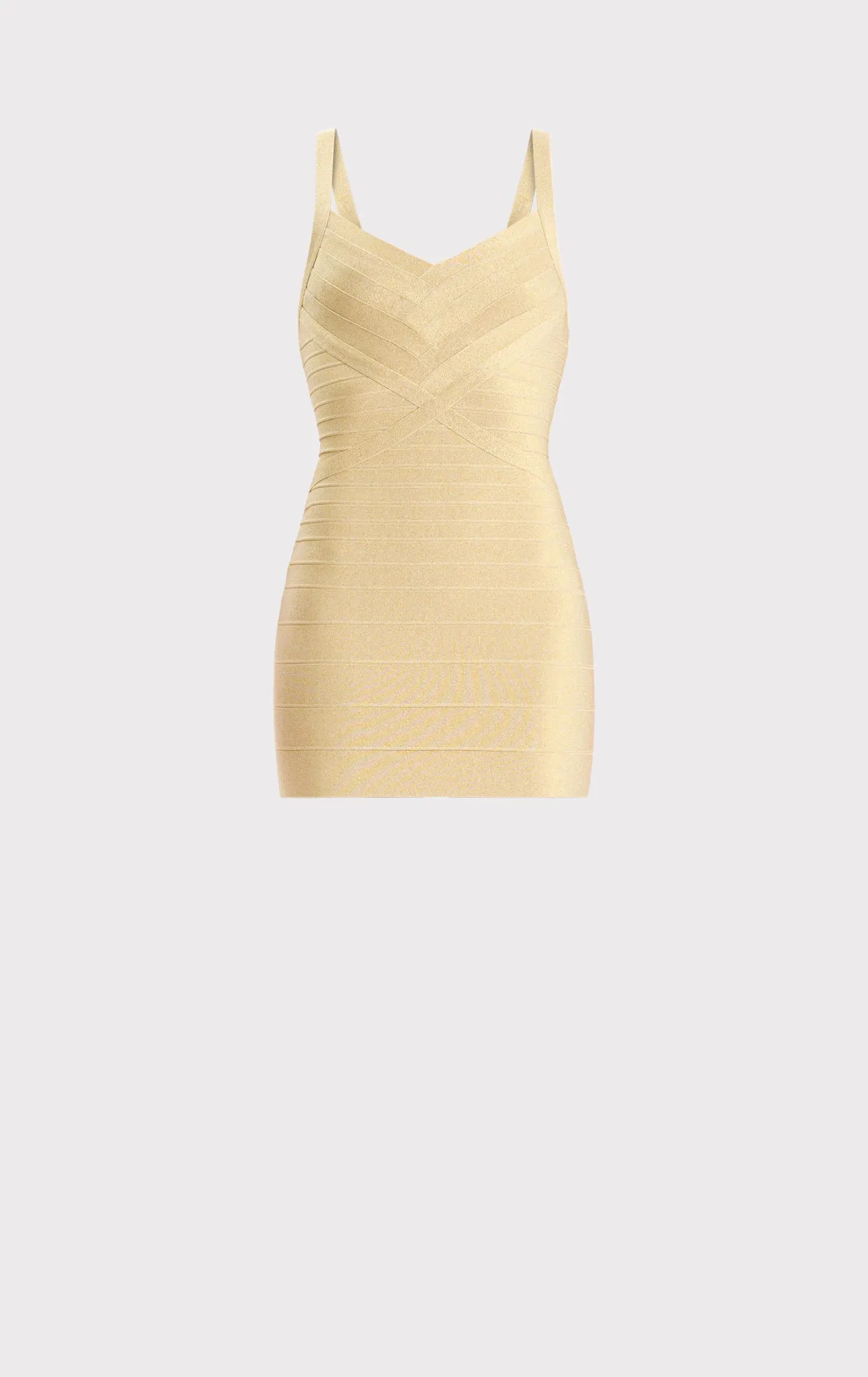 ICON METALLIC BANDAGE BUSTIER MINI DRESS
