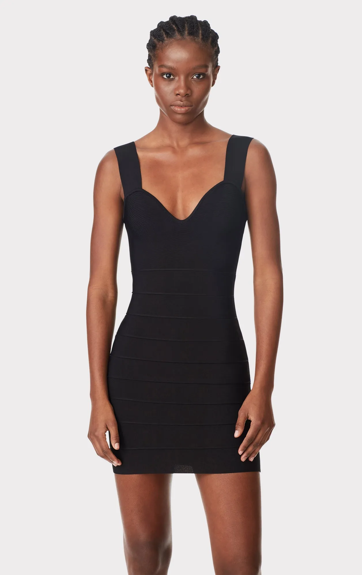 ICON STRAPPY SWEETHEART MINI DRESS