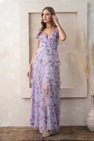 Jane Dress in Lilac Floral