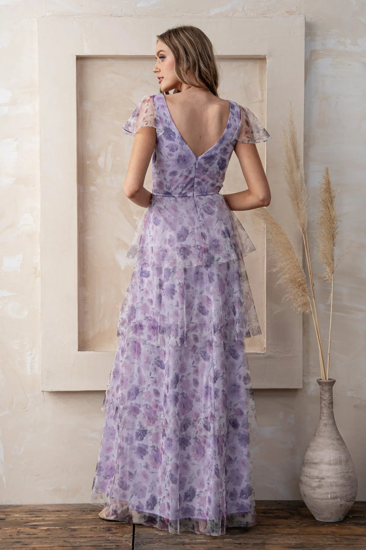 Jane Dress in Lilac Floral
