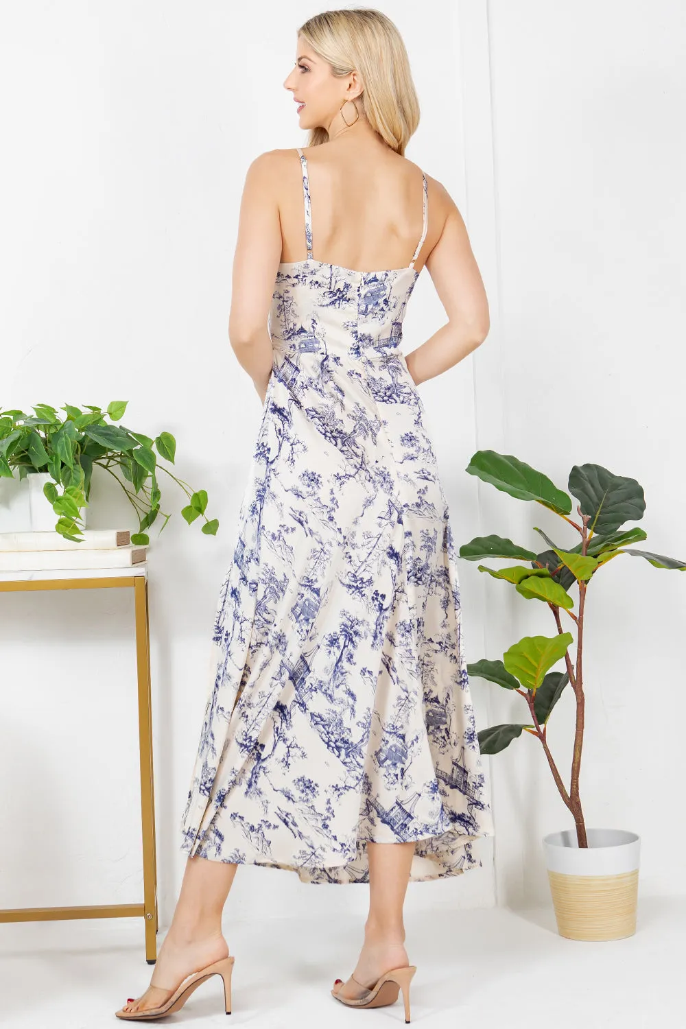 Just Visiting Dress in Zen Garden