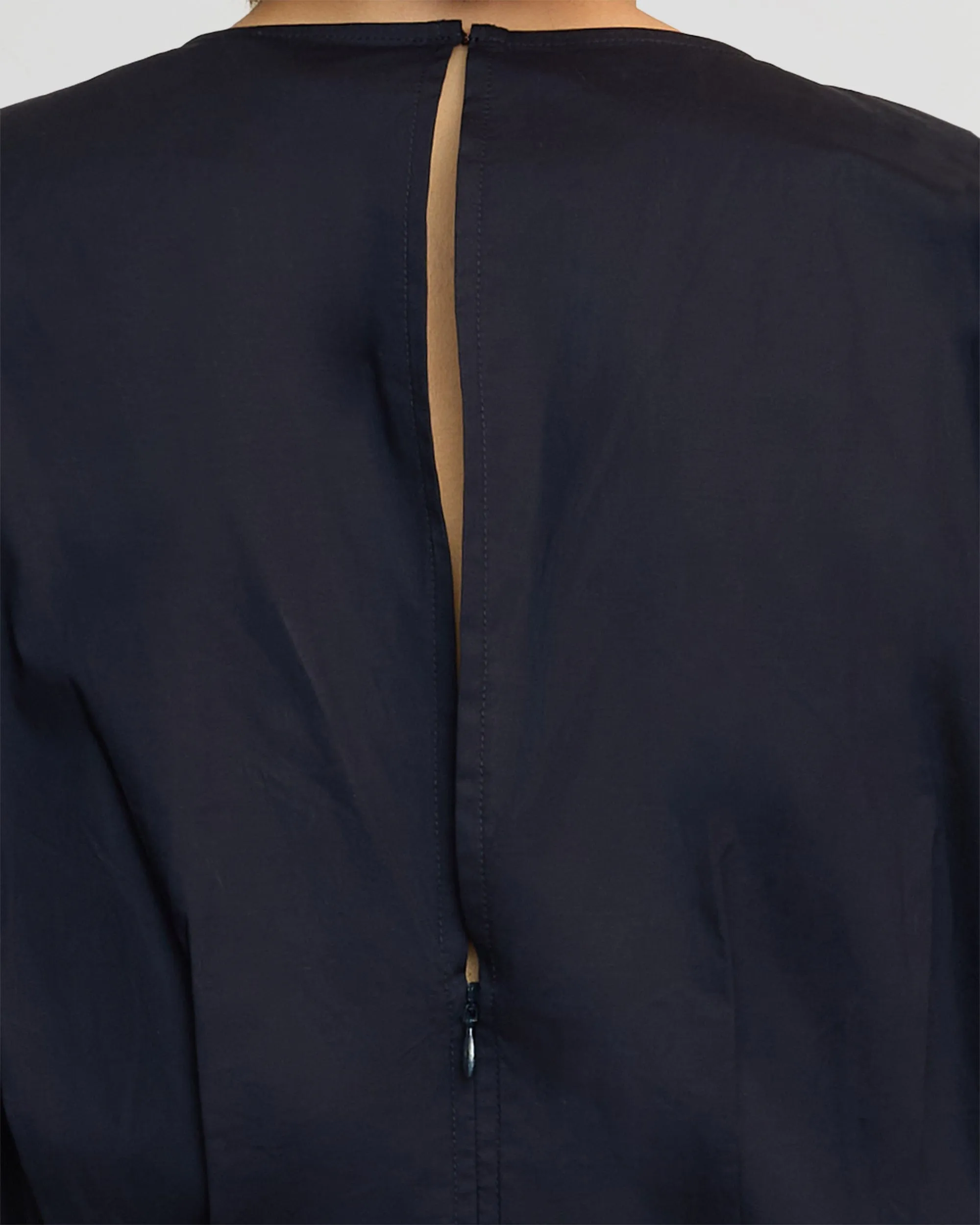 Kiko Kimono-Sleeve Cotton Dress