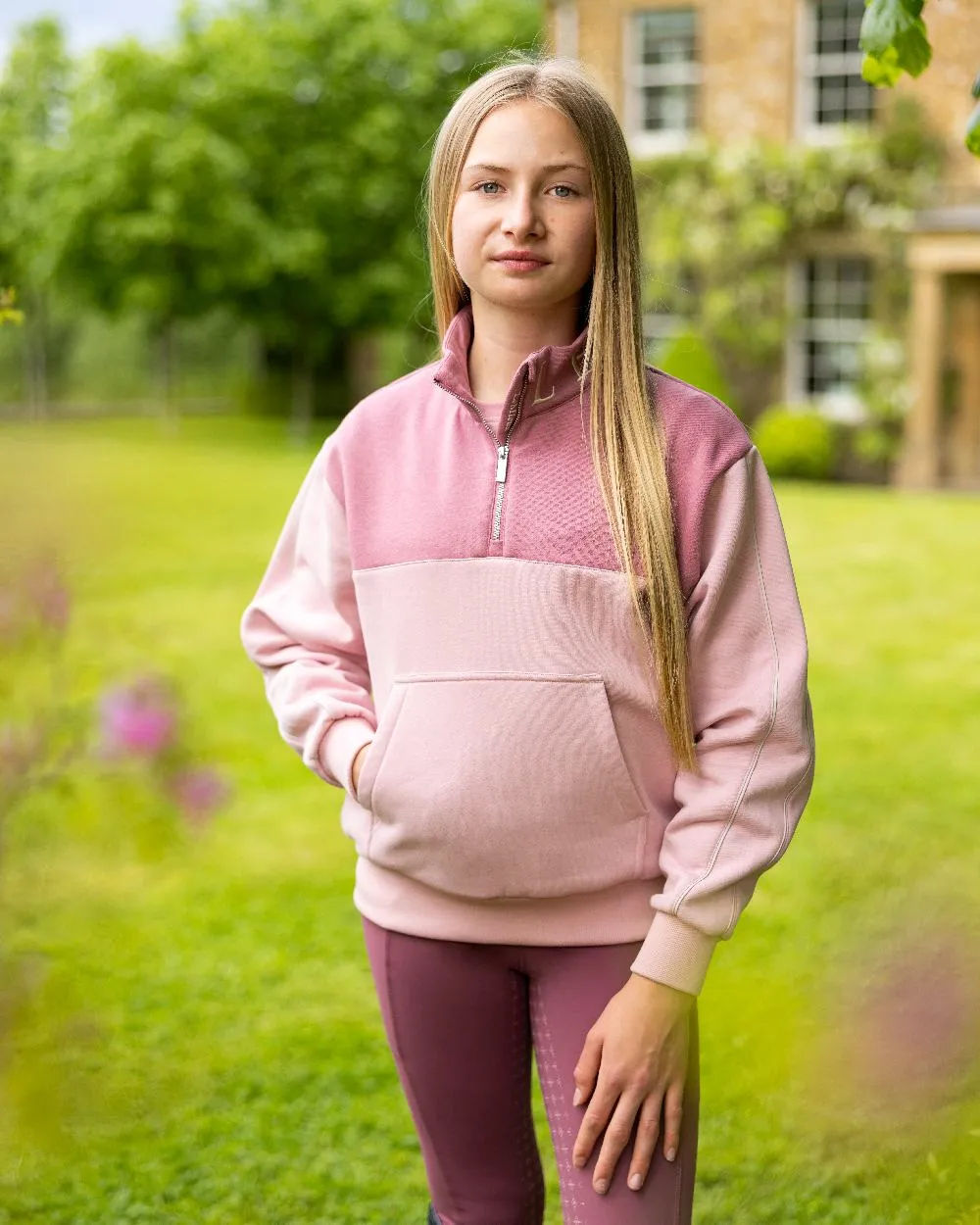 LeMieux Young Rider Kate Quarter Zip Sweater