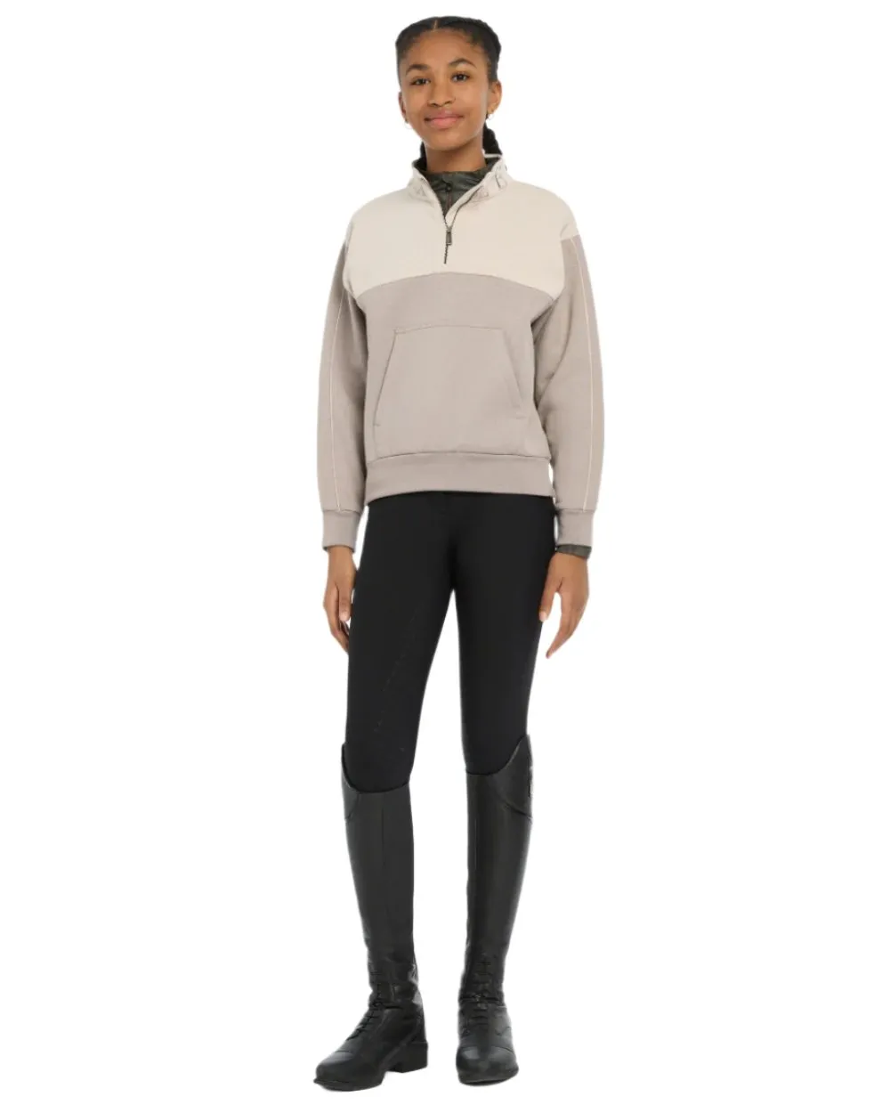 LeMieux Young Rider Kate Quarter Zip Sweater