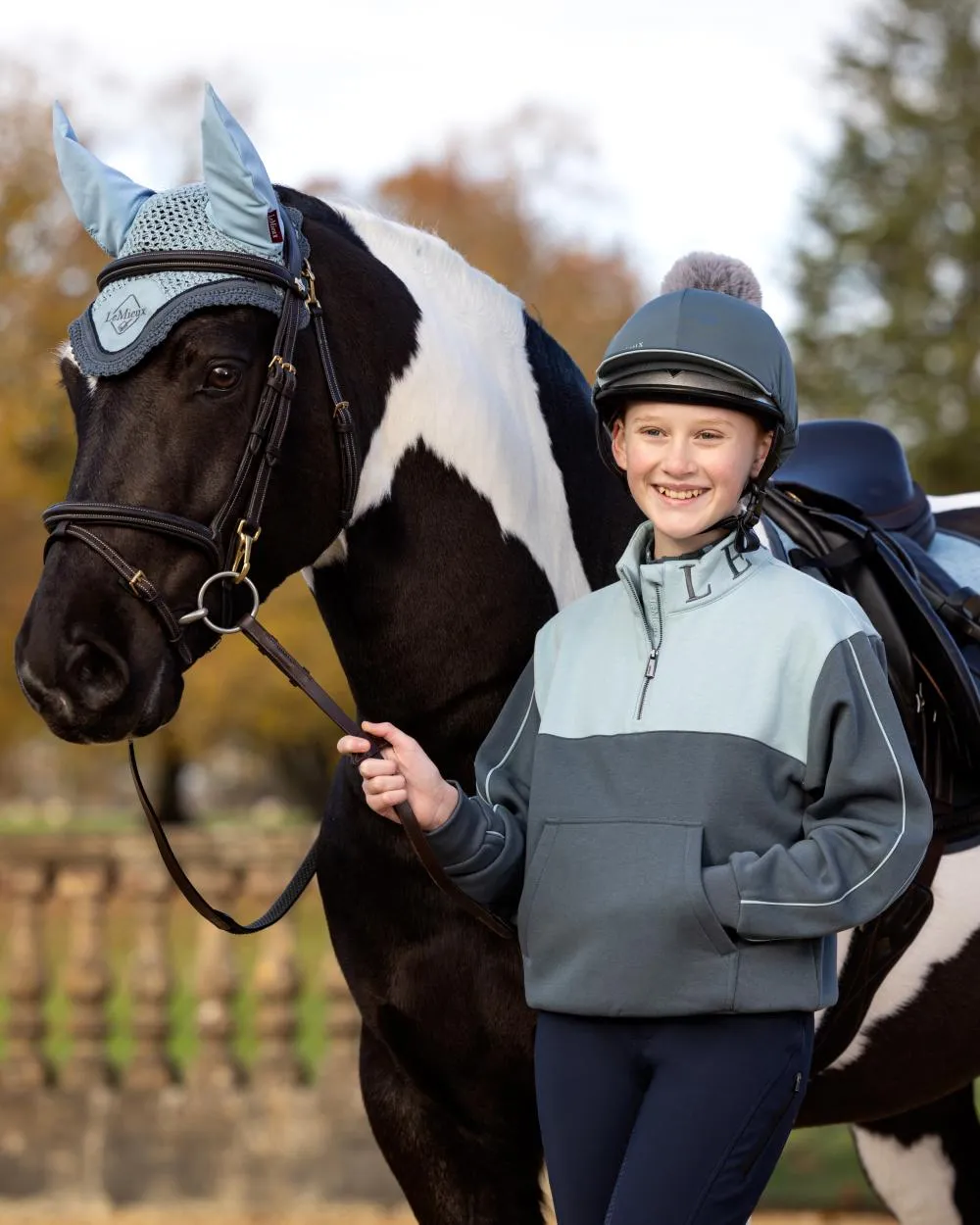 LeMieux Young Rider Kate Quarter Zip Sweater