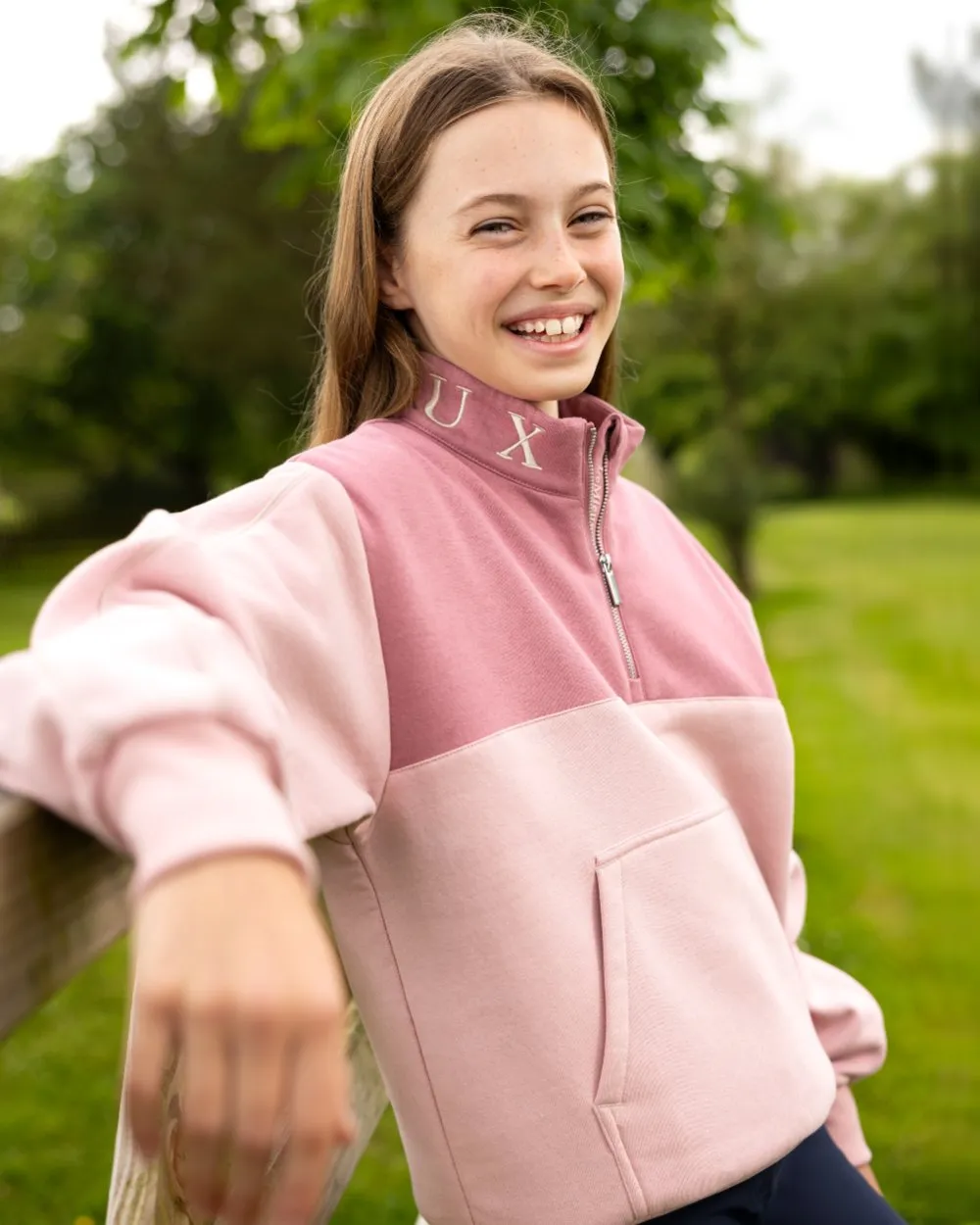 LeMieux Young Rider Kate Quarter Zip Sweater
