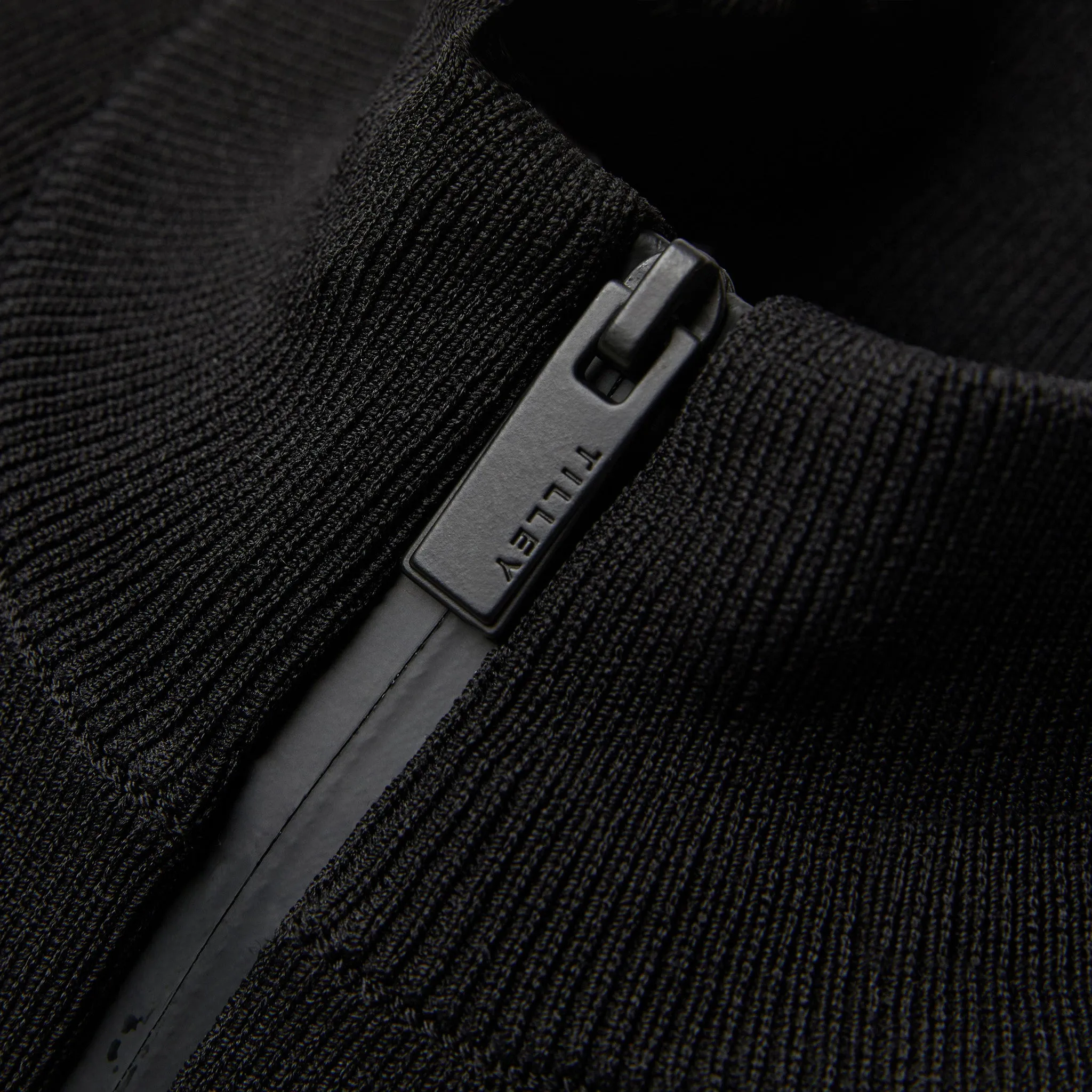 Long Sleeve Full Zip Stripe Sweater