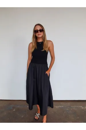 Marlena Mixed Media Dress